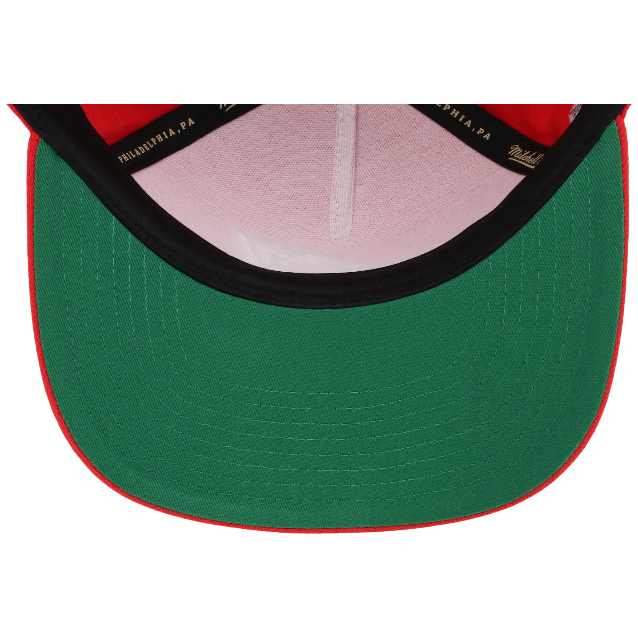 Anaheim Angels Mitchell & Ness MLB 'Era Flip' Heritage Series Pro Pinch - Red/Red - Image 2