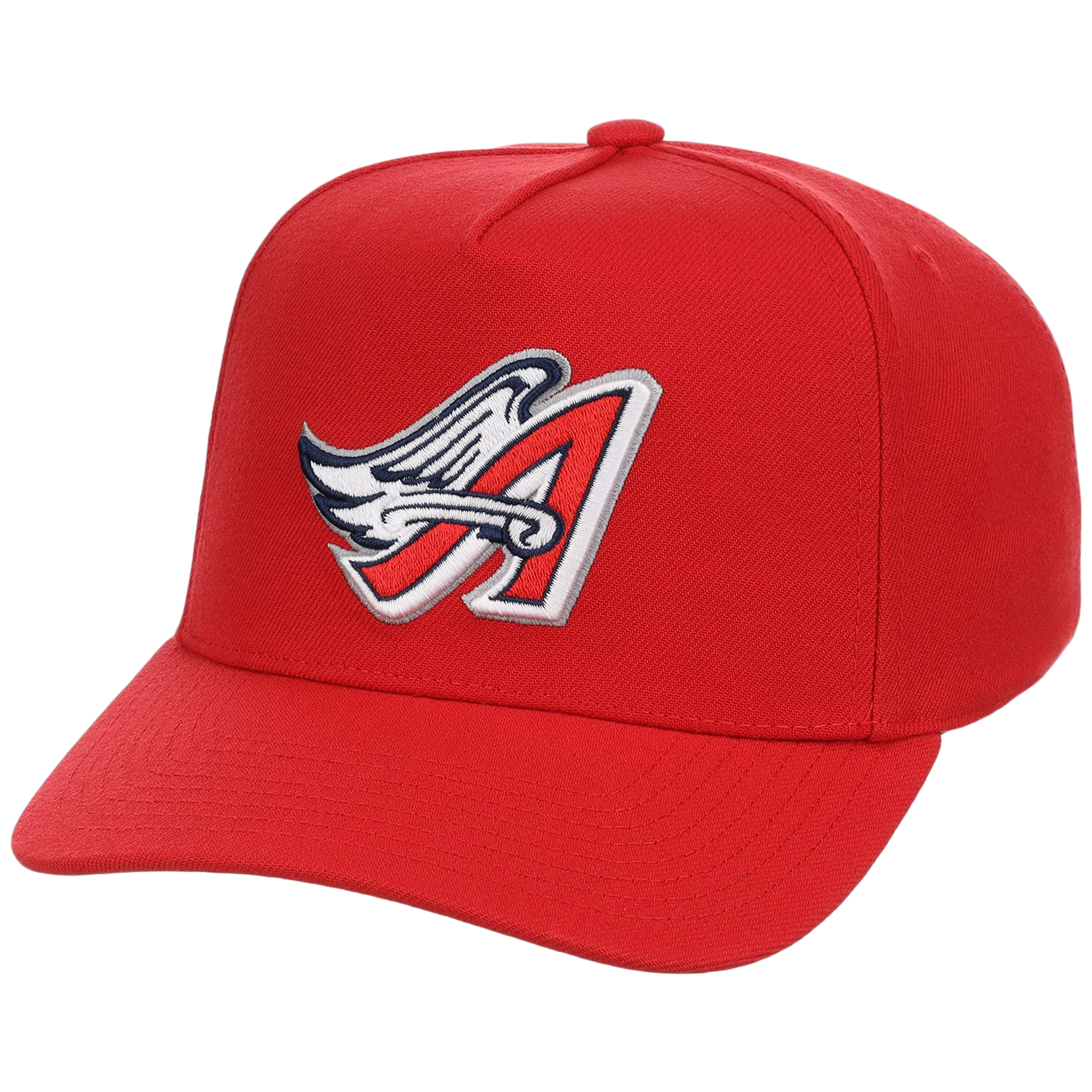 Anaheim Angels Mitchell & Ness MLB 'Era Flip' Heritage Series Pro Pinch - Red/Red - Image 4