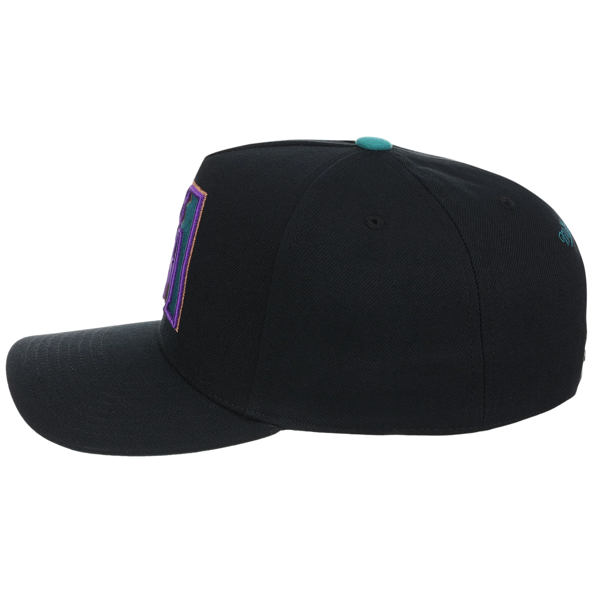 Arizona Diamondbacks Mitchell & Ness MLB 'Era Flip' Heritage Series Pro Pinch - Black/Black - Image 6