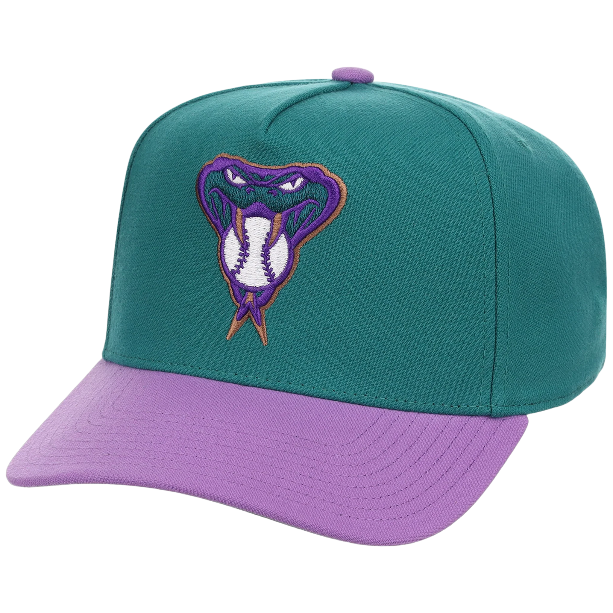 Arizona Diamondbacks Mitchell & Ness MLB 'Era Flip' Heritage Series Pro Pinch - Teal/Purple - Image 4