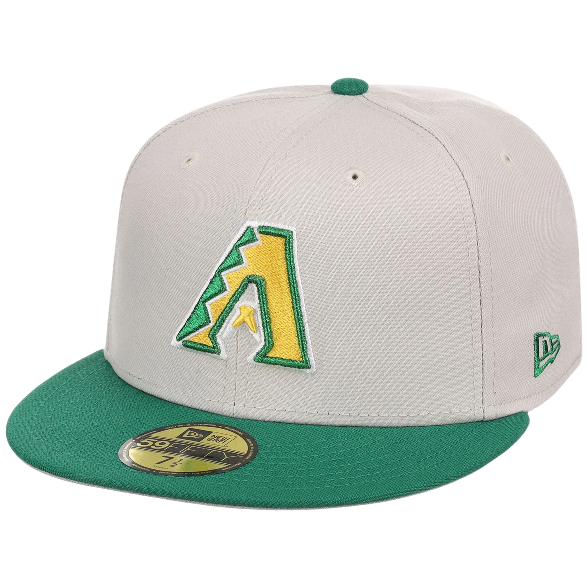 Arizona Diamondbacks Phoenix Fairway New Era 59FIFTY Stone/Green - Image 4