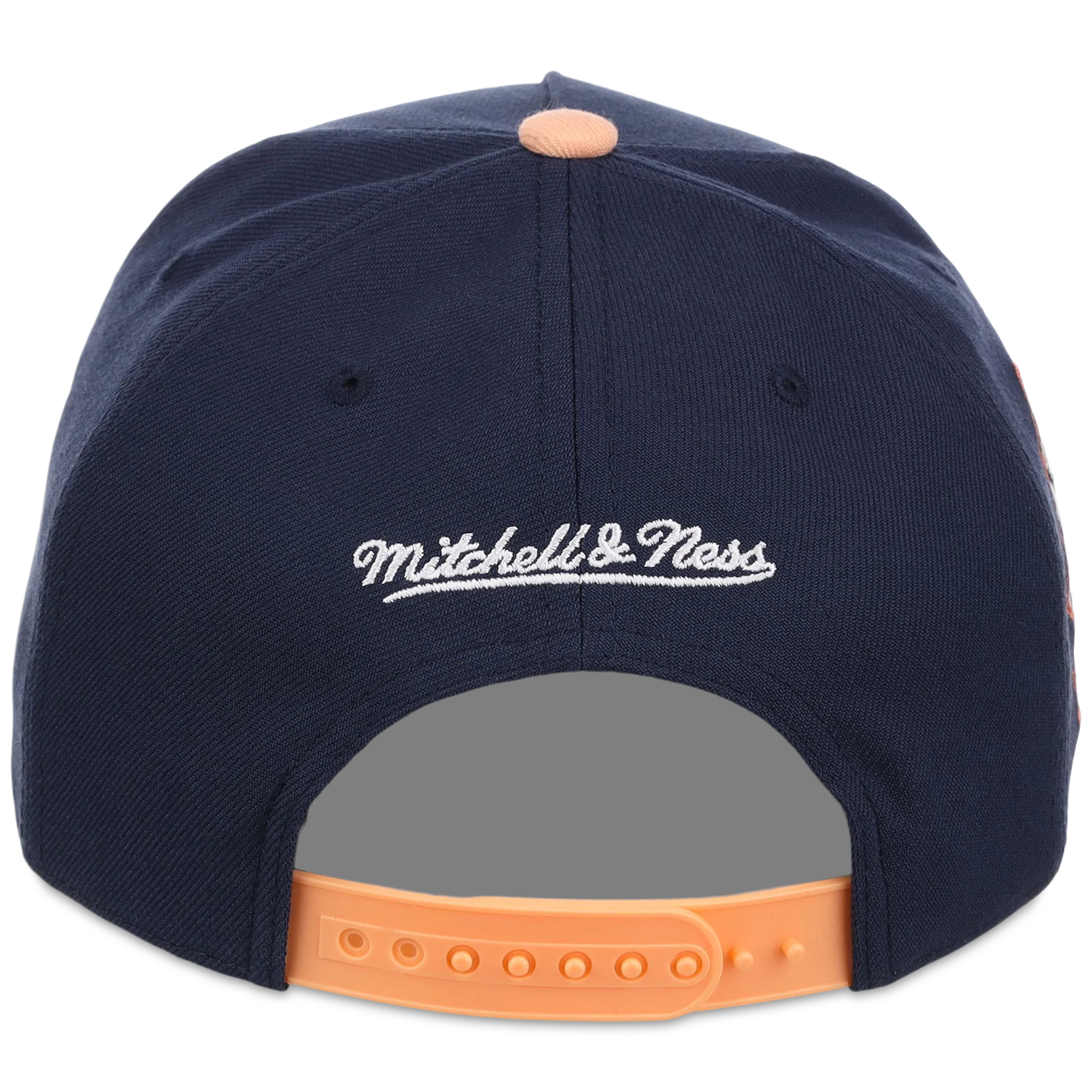 Atlanta Braves Mitchell & Ness MLB 'Era Flip' Heritage Series Pro Pinch - Navy/Peach - Image 7