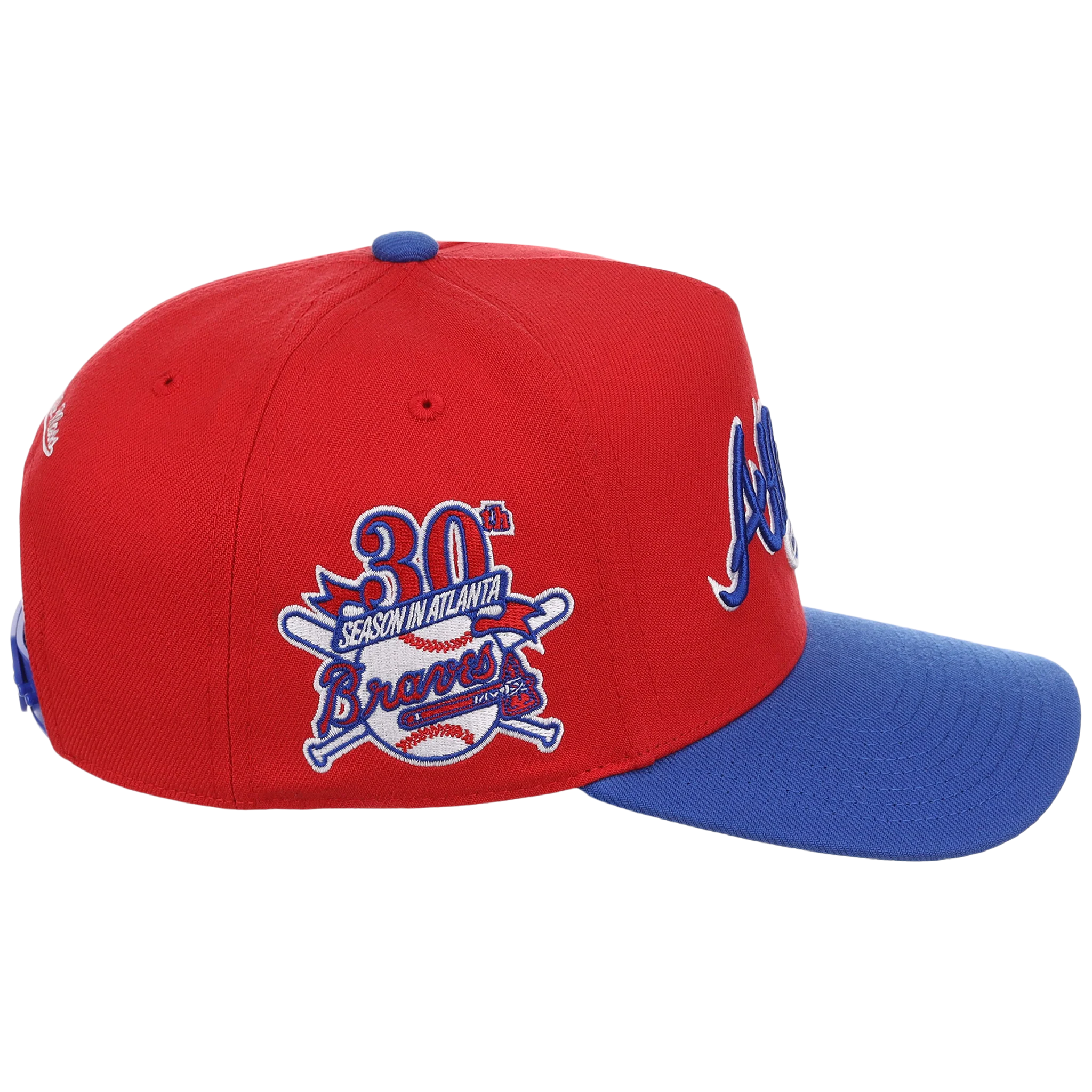 Atlanta Braves Mitchell & Ness MLB 'Era Flip' Heritage Series Pro Pinch - Red/Red - Image 3