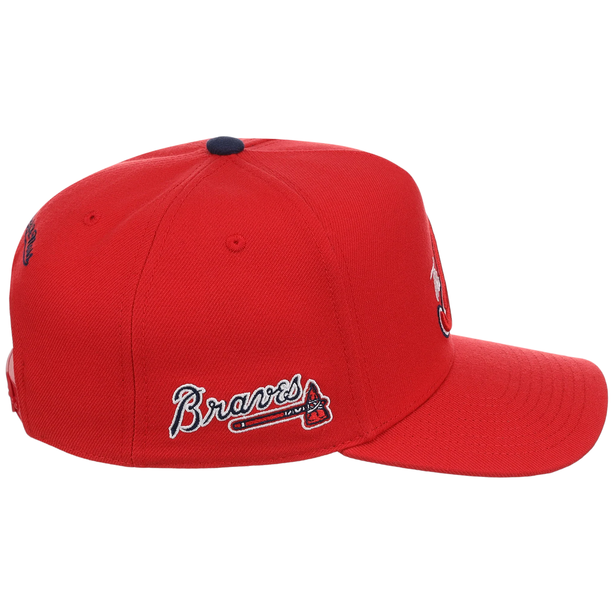 Atlanta Braves Mitchell & Ness MLB 'Era Flip' Heritage Series Pro Pinch - Red/Red - Image 3