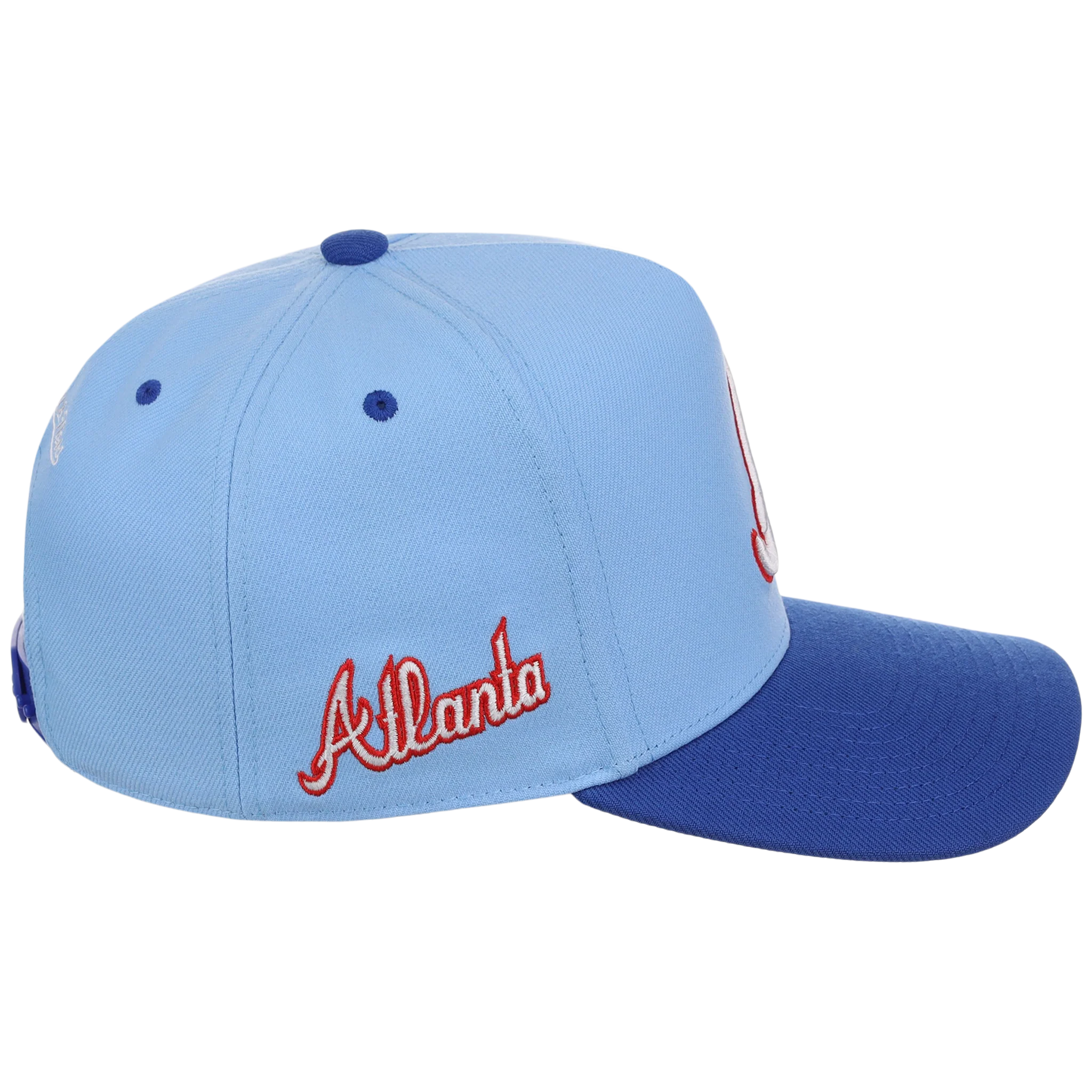 Atlanta Braves Mitchell & Ness MLB 'Era Flip' Heritage Series Pro Pinch - Sky/Royal - Image 3