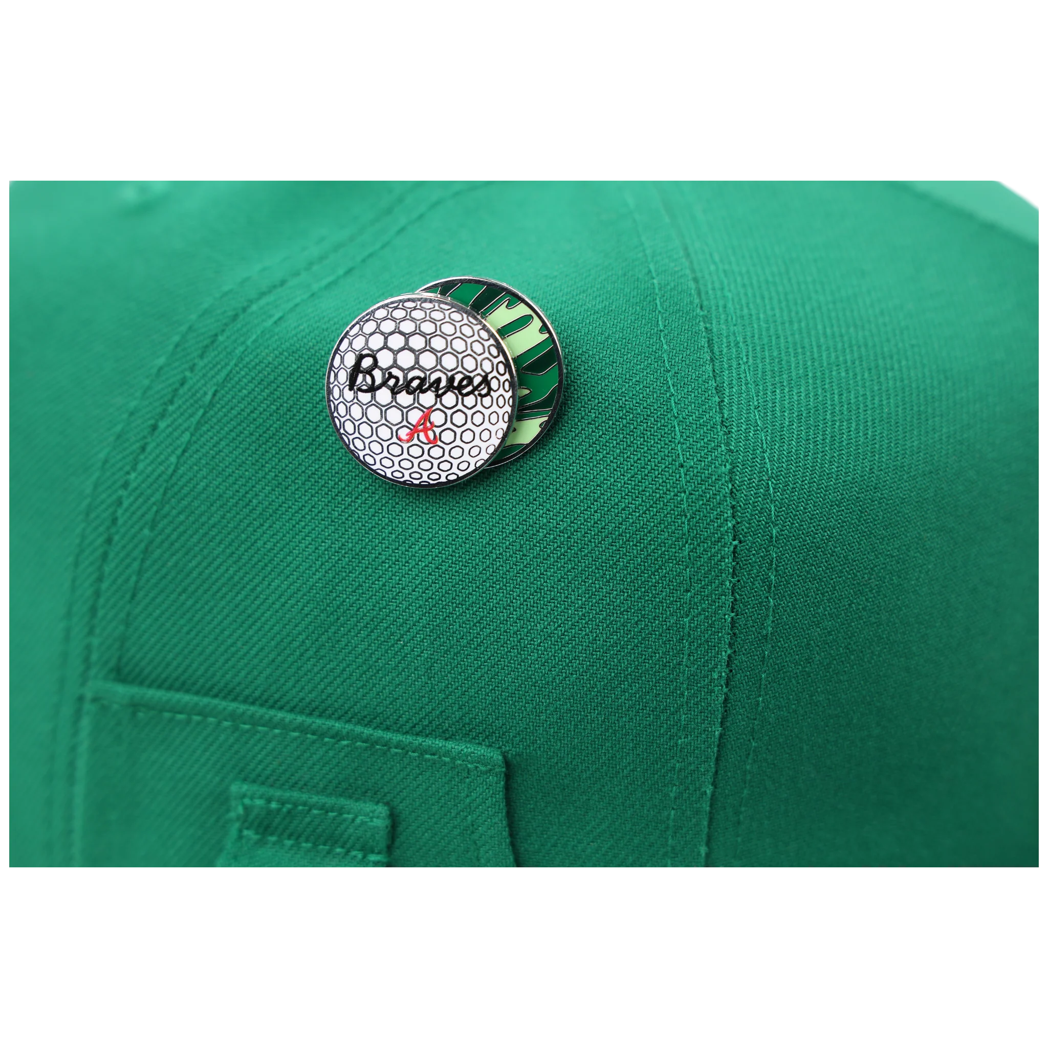 Atlanta Braves MLB Augusta Bloom New Era 59FIFTY w/ Golf Pin - Image 3