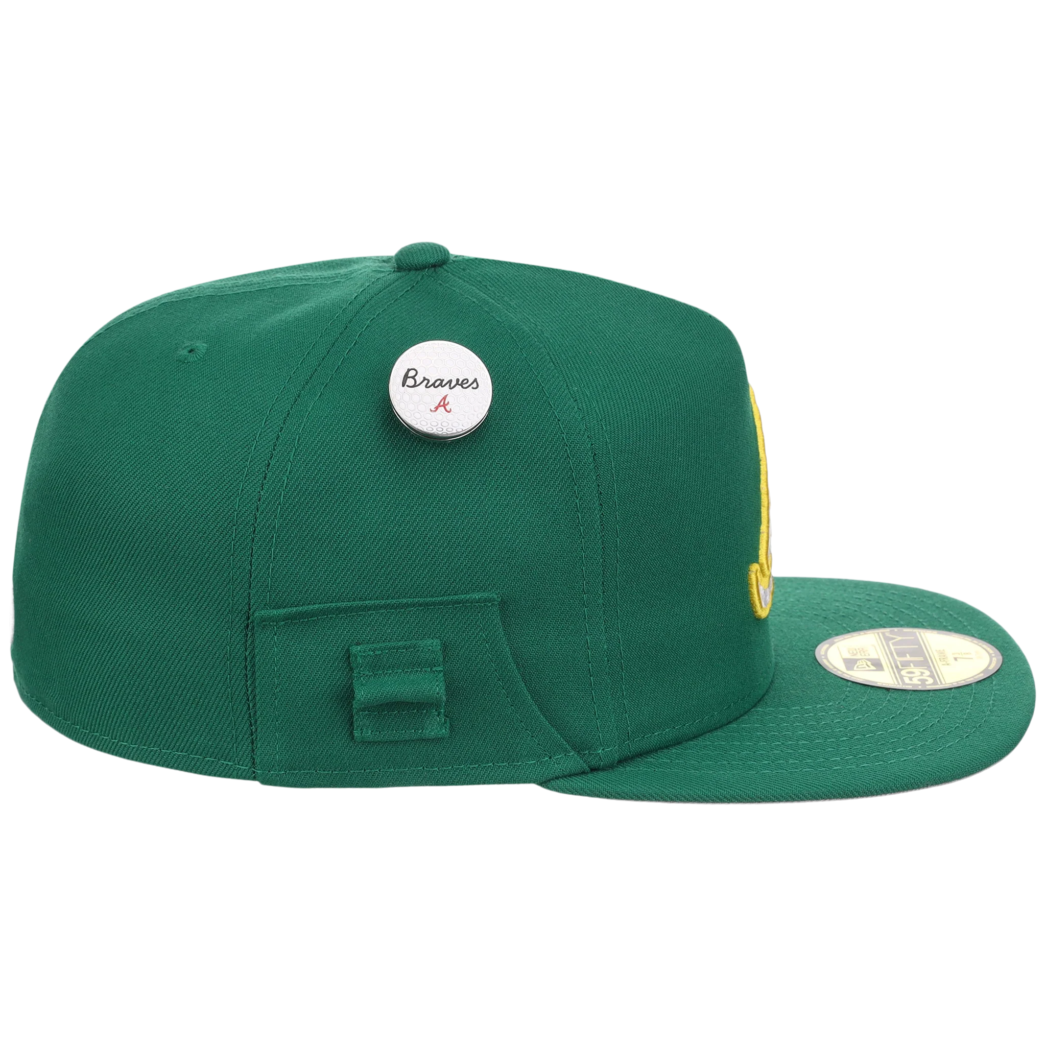 Atlanta Braves MLB Augusta Bloom New Era 59FIFTY w/ Golf Pin - Image 4
