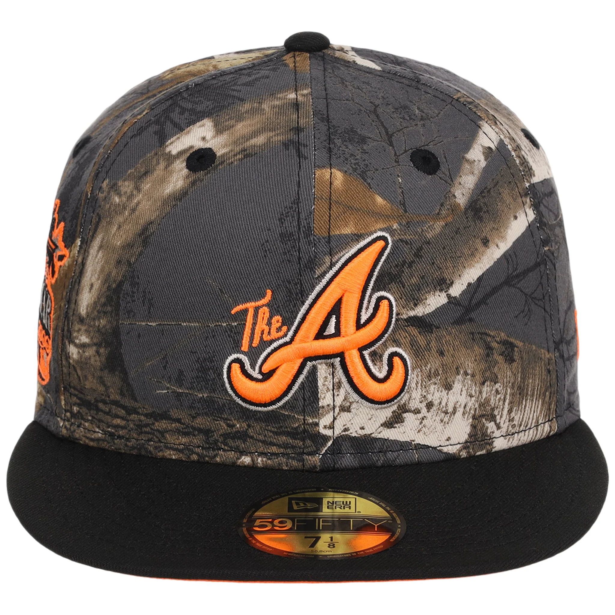 Atlanta Braves MLB Black Realtree 'Flame' New Era 59FIFTY - Image 5
