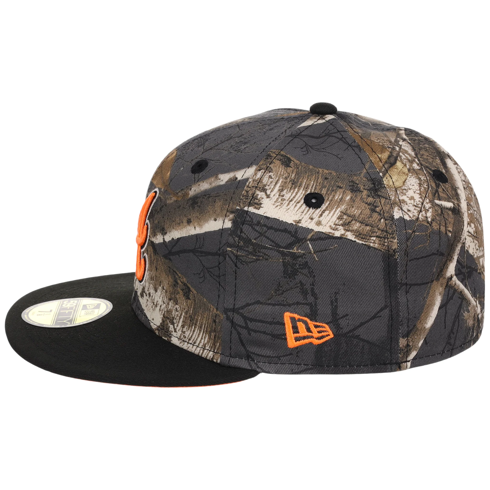 Atlanta Braves MLB Black Realtree 'Flame' New Era 59FIFTY - Image 6