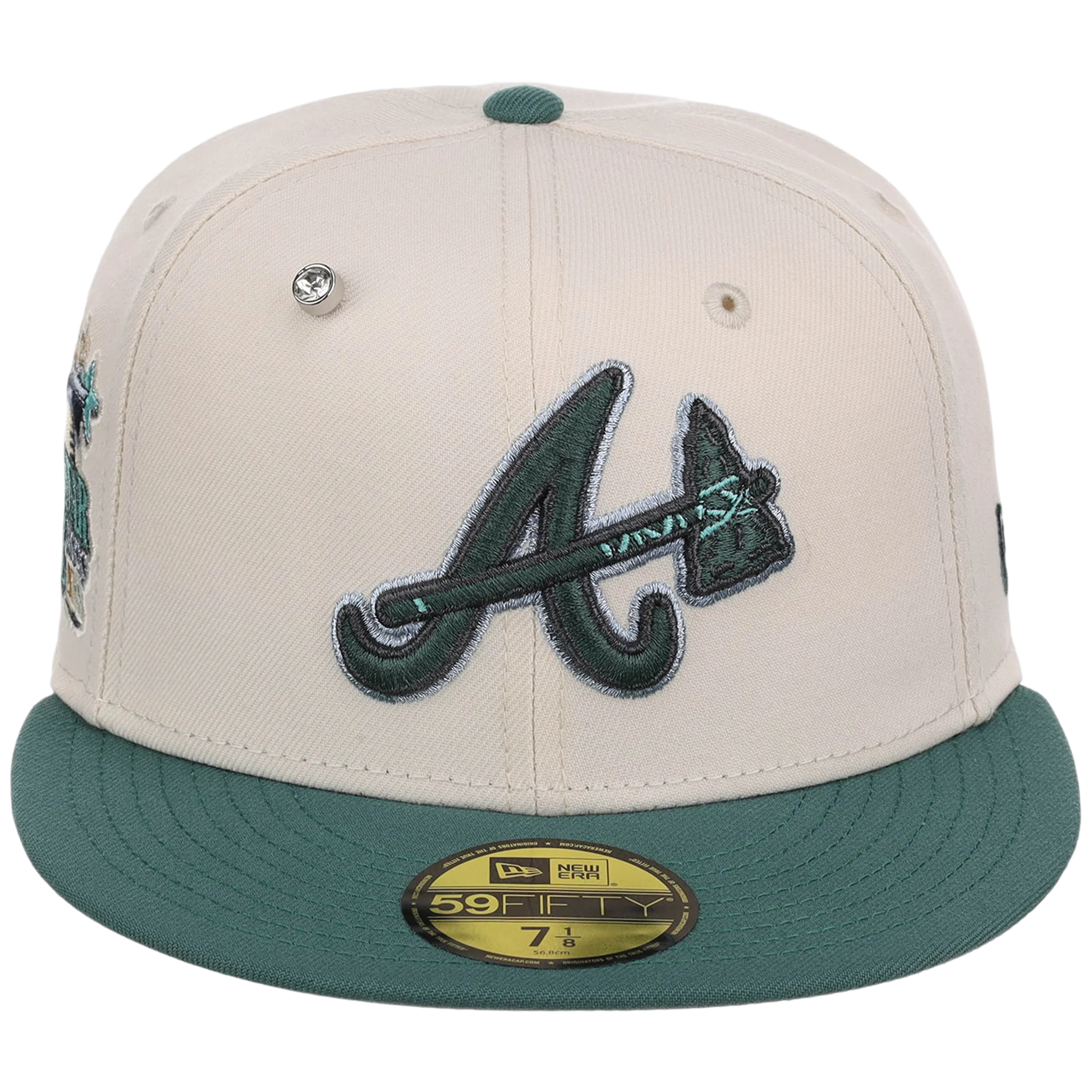 Atlanta Braves MLB Cream Lichen New Era 59FIFTY - Image 5