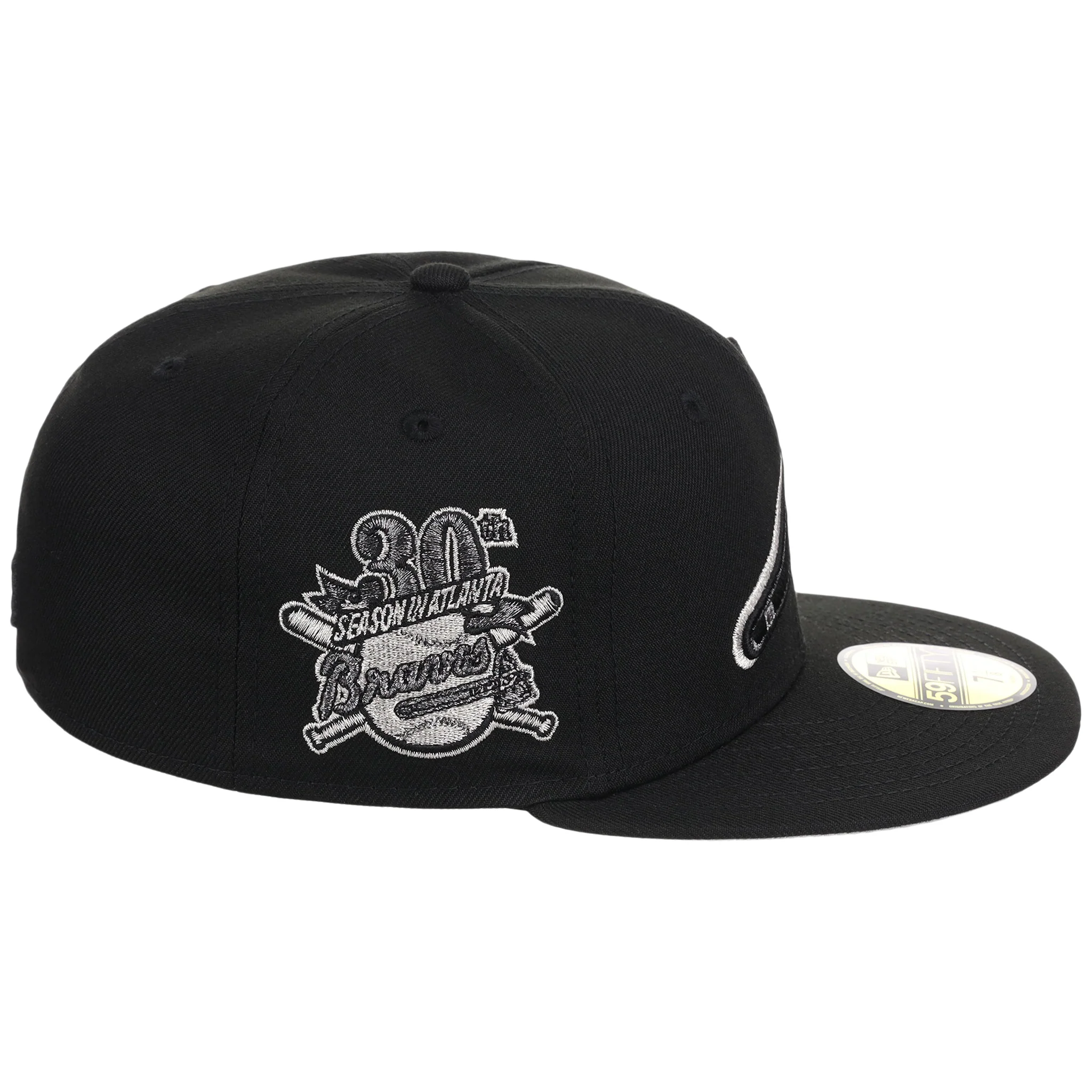 Atlanta Braves MLB Liquid Titanium New Era 59FIFTY - Image 3
