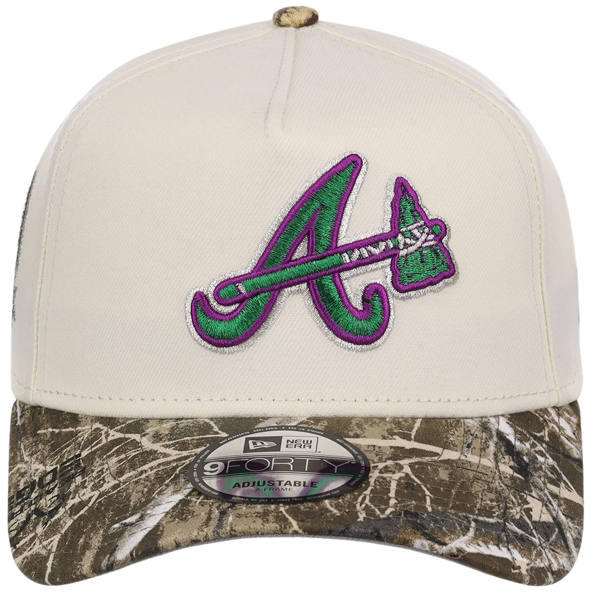Atlanta Braves MLB Purple Trees New Era 9FORTY - Image 5