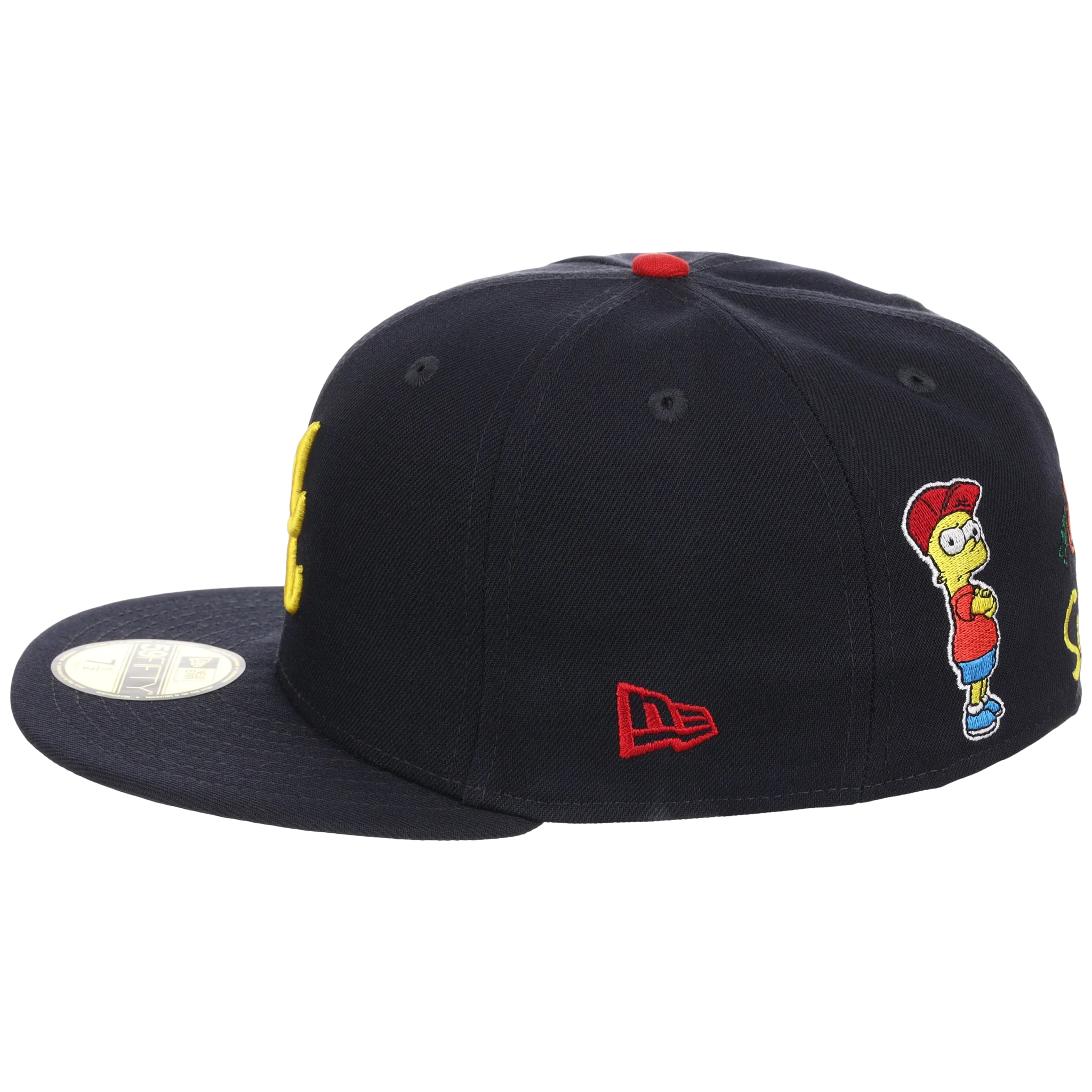 Atlanta Braves MLB Simpsons Localized New Era 59FIFTY - Peaches - Navy/Navy - Image 6