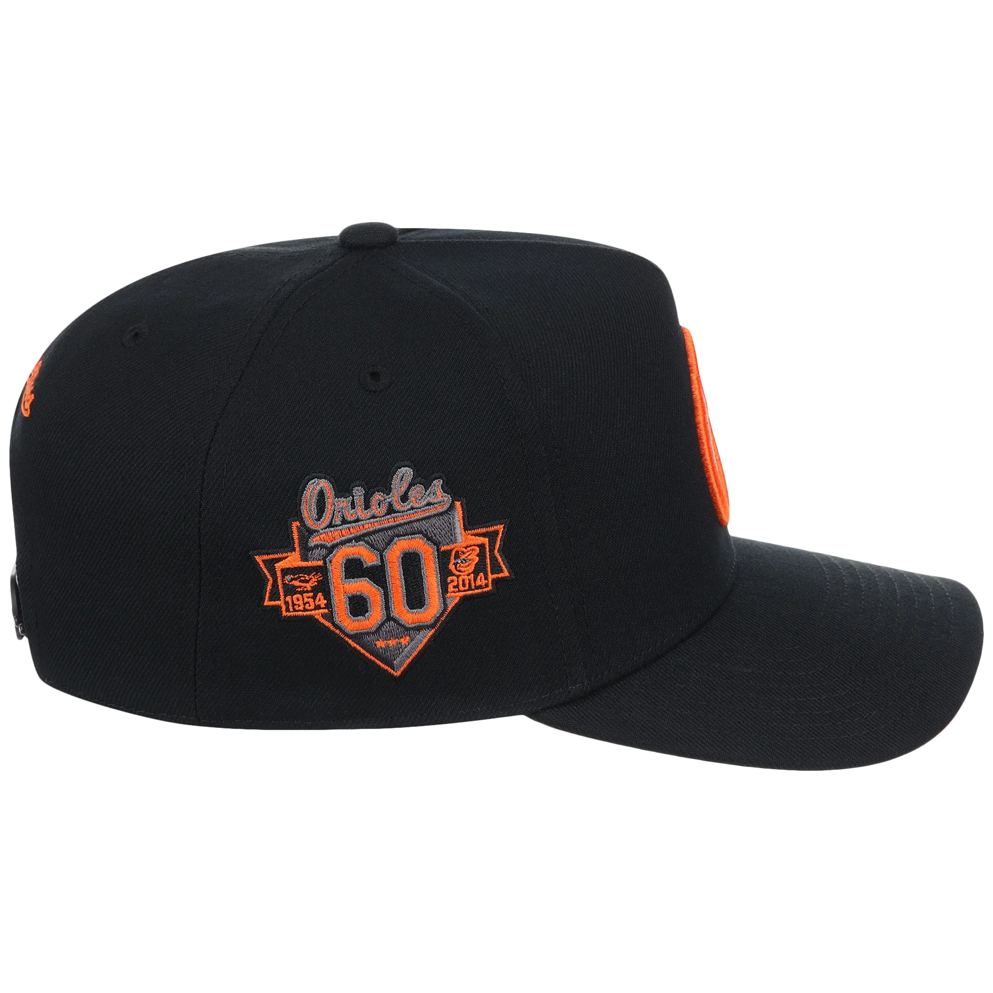 Baltimore Orioles Mitchell & Ness MLB 'Era Flip' Heritage Series Pro Pinch - Black/Black - Image 3