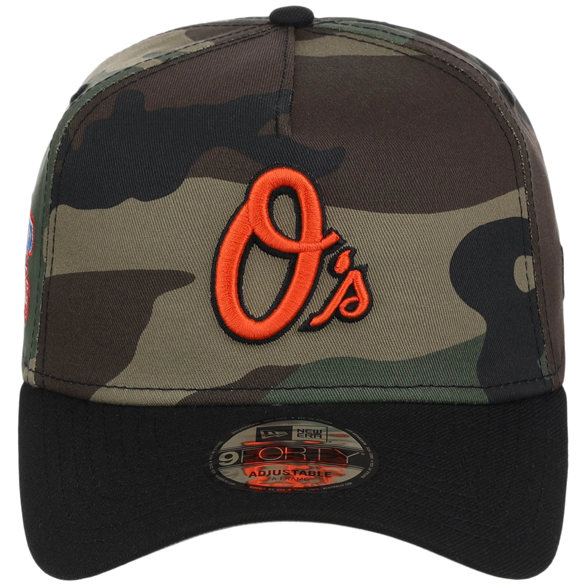 Baltimore Orioles MLB Woodland Contrast New Era 9FORTY - Image 5