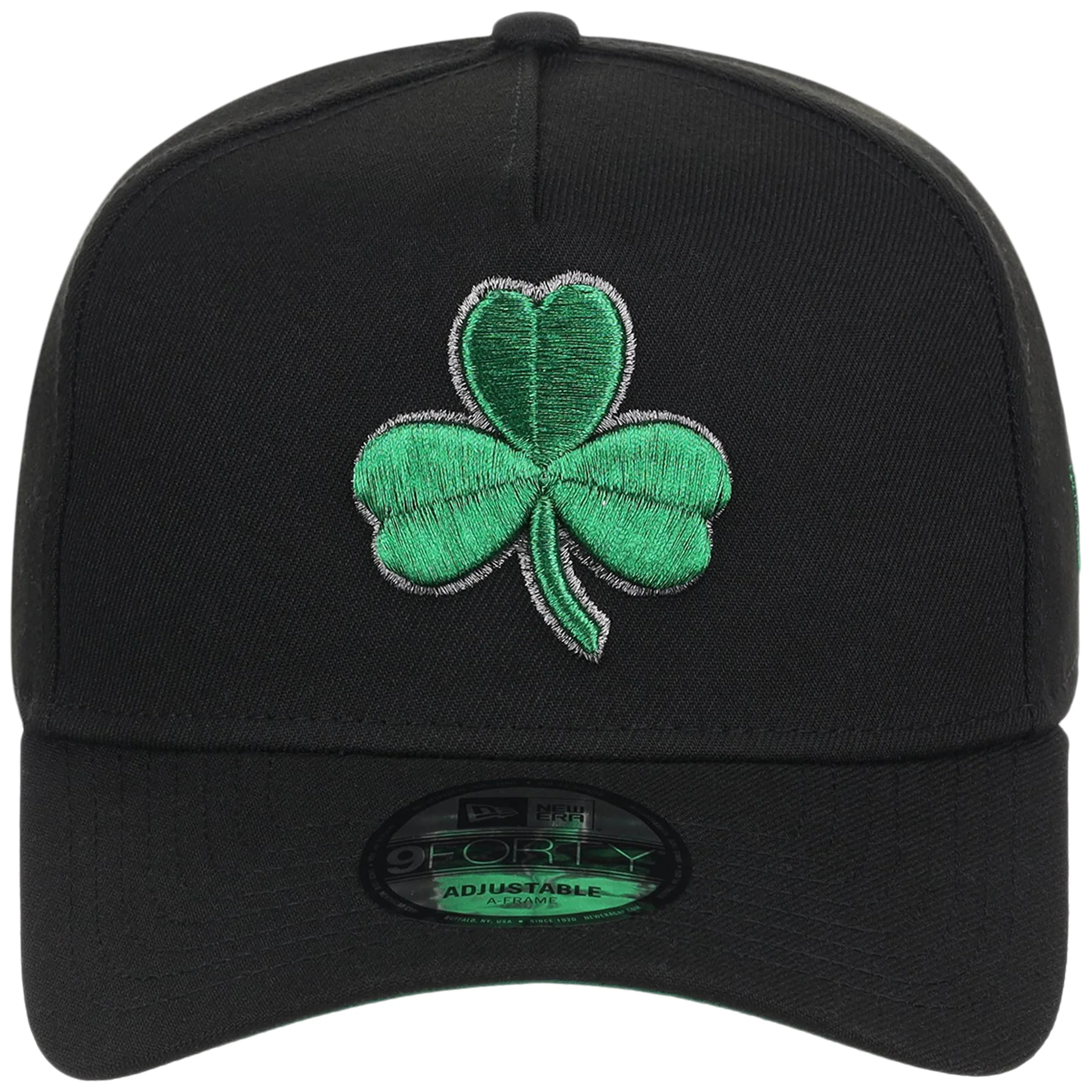 Boston Celtics Boston Crown the City New Era 9FORTY - Black Shamrock - Image 5