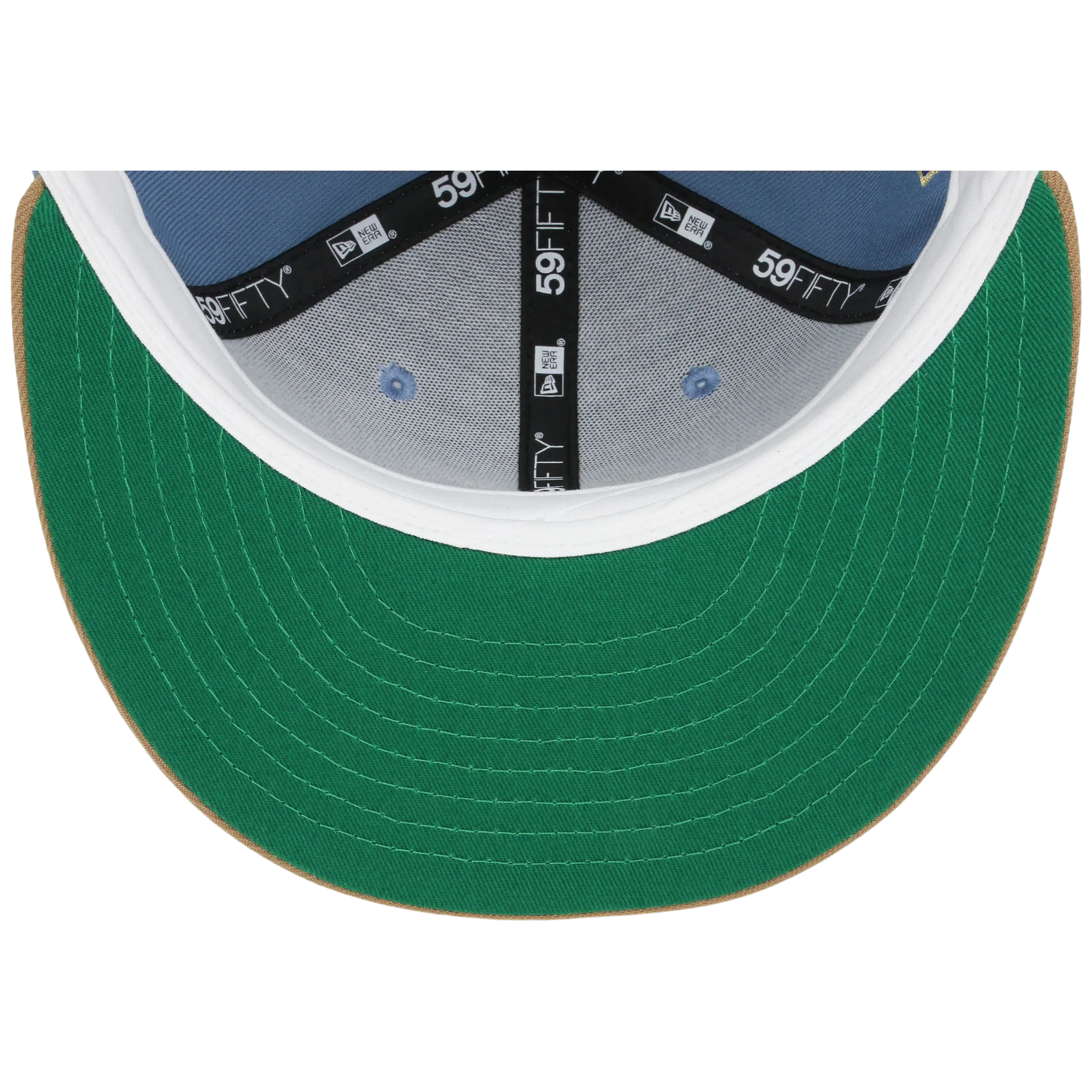 Brooklyn Dodgers 42 Legacy Pack New Era 59FIFTY - Light Blue/Khaki - Image 2