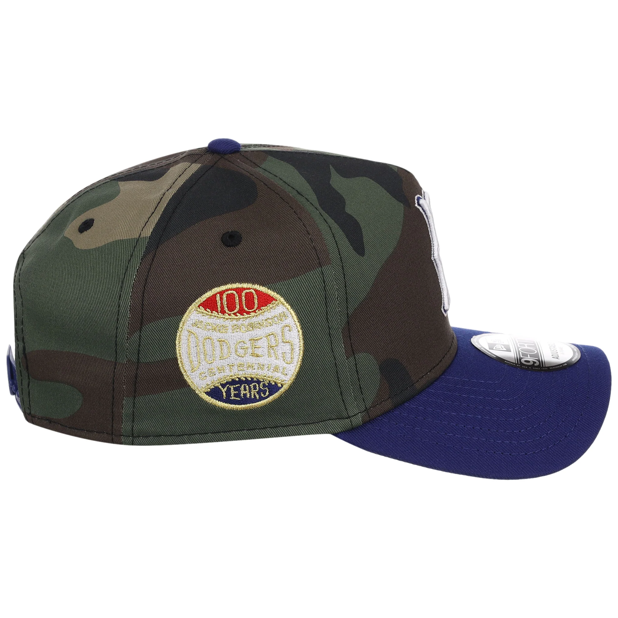 Brooklyn Dodgers MLB Woodland Contrast New Era 9FORTY - Image 3