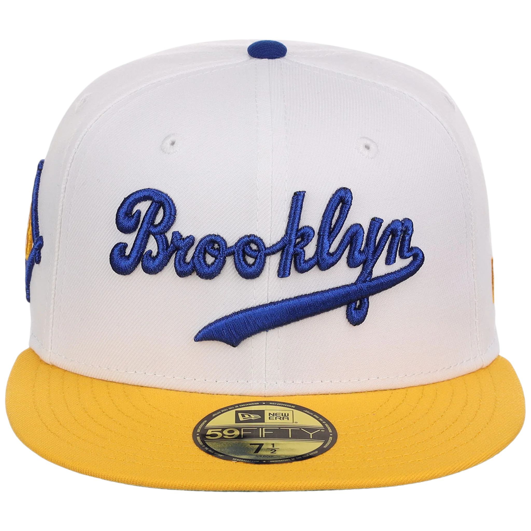 Brooklyn Dodgers The Chamber New Era 59FIFTY - White/Golden Yellow - Image 5