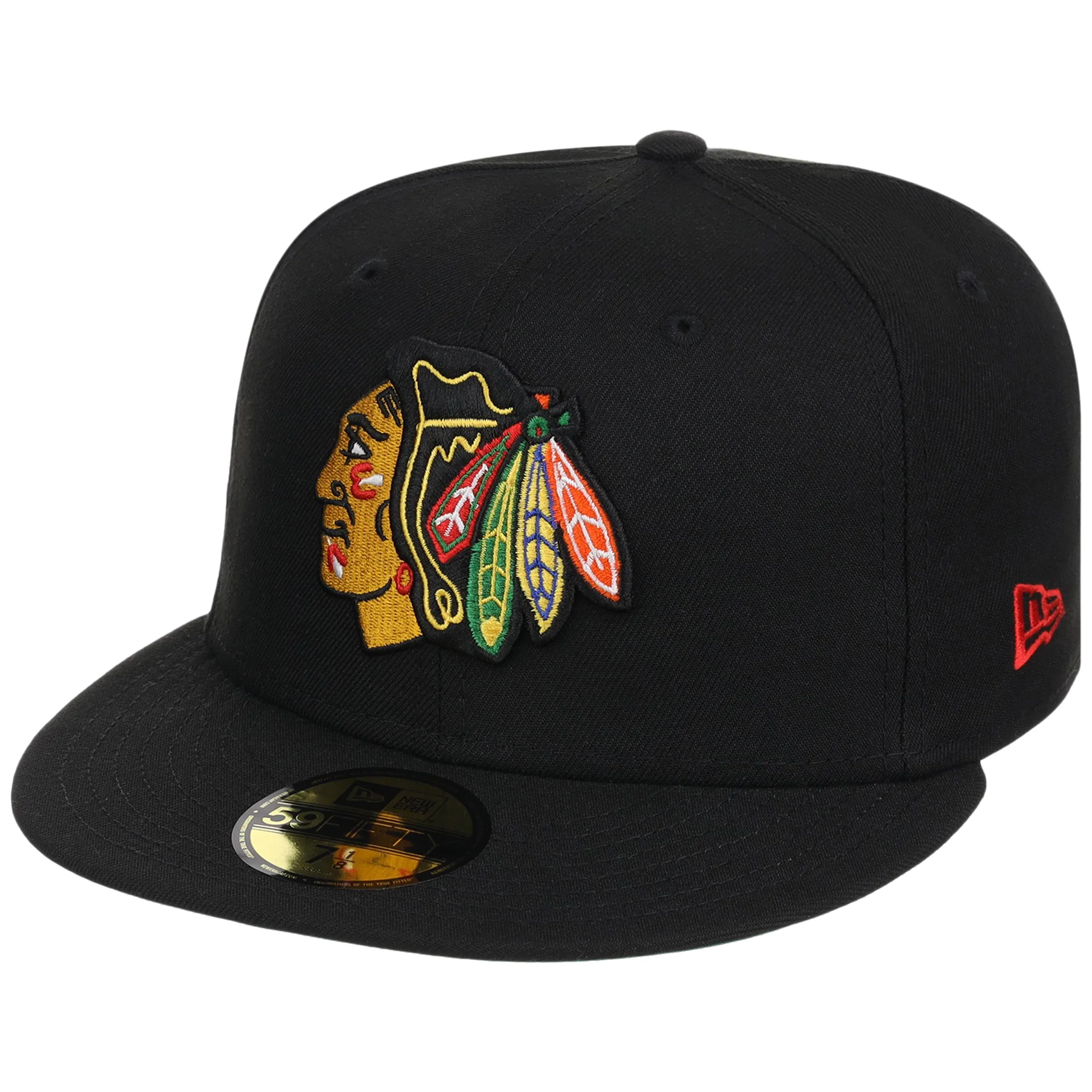 Chicago Blackhawks NHL Black Dome New Era 59FIFTY - Image 4