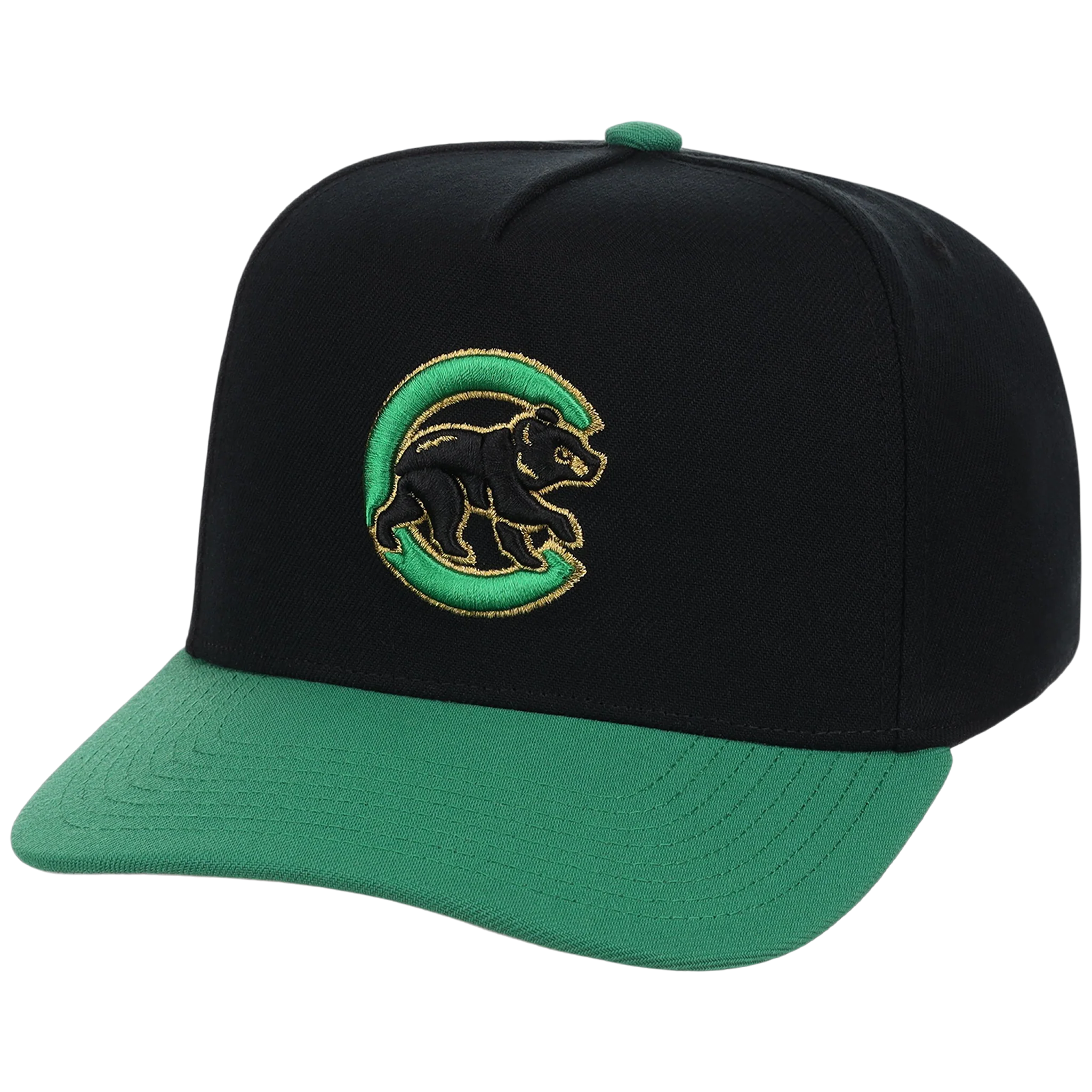 Chicago Cubs Mitchell & Ness MLB 'Era Flip' Heritage Series Pro Pinch - Black/Green - Image 4