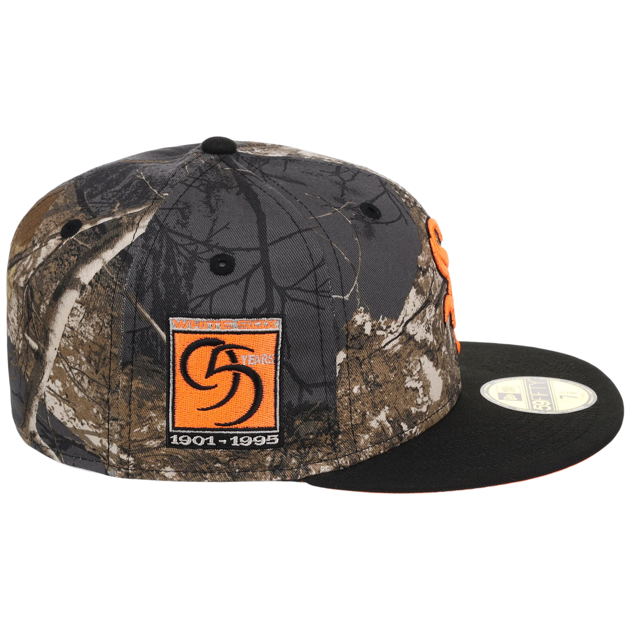 Chicago White Sox MLB Black Realtree 'Flame' New Era 59FIFTY - Image 3