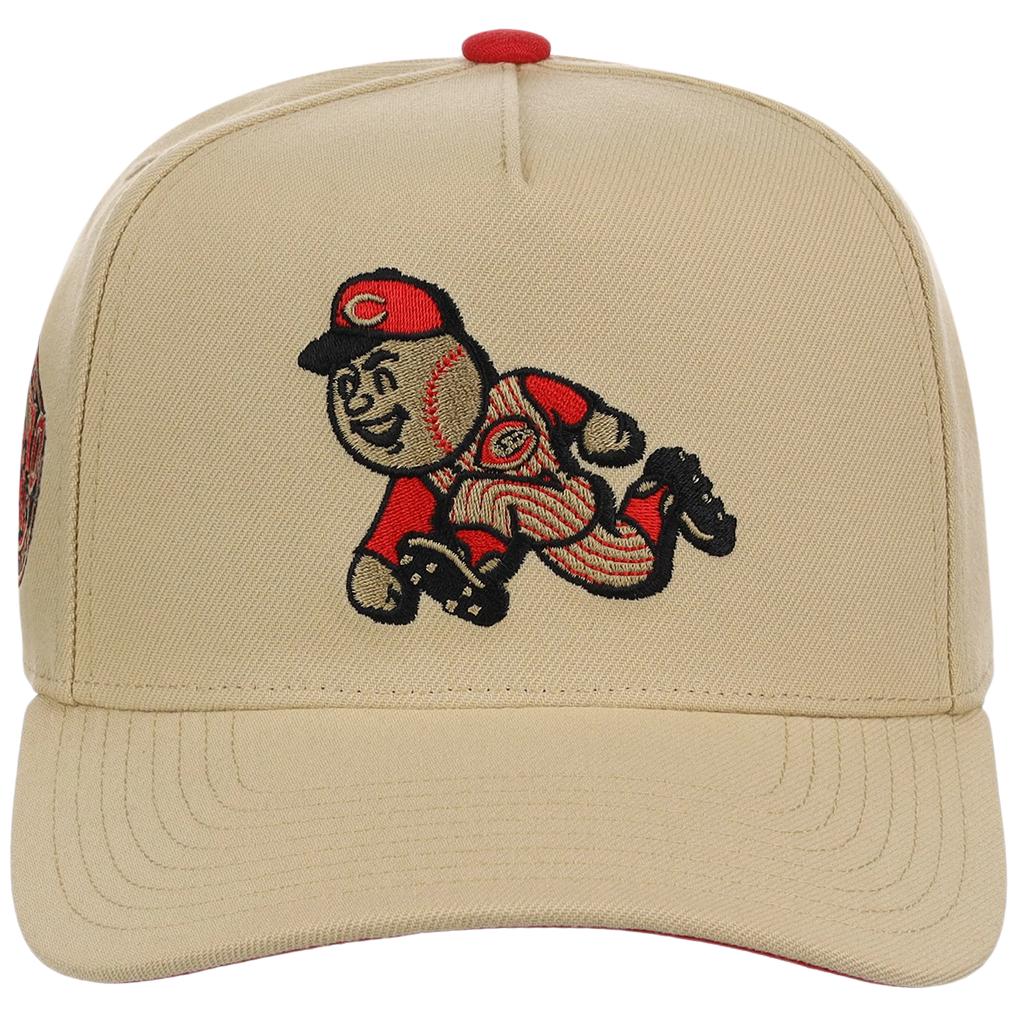 Cincinnati Reds Mitchell & Ness MLB 'Era Flip' Heritage Series Pro Pinch - Cream/Cream - Image 5