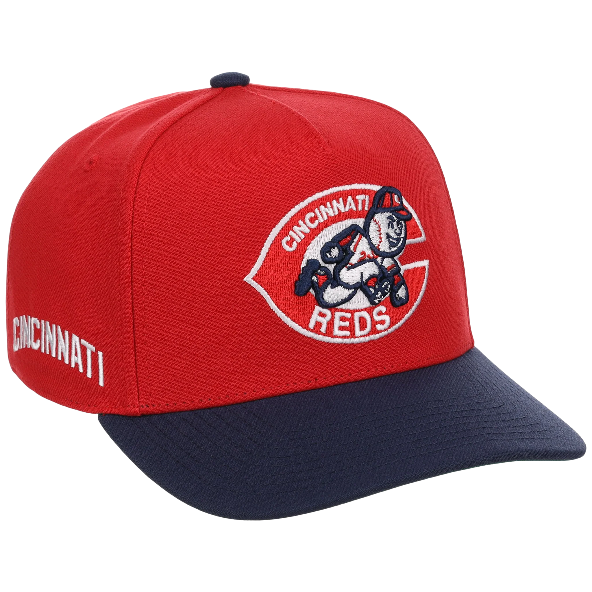 Cincinnati Reds Mitchell & Ness MLB 'Era Flip' Heritage Series Pro Pinch - Red/Navy