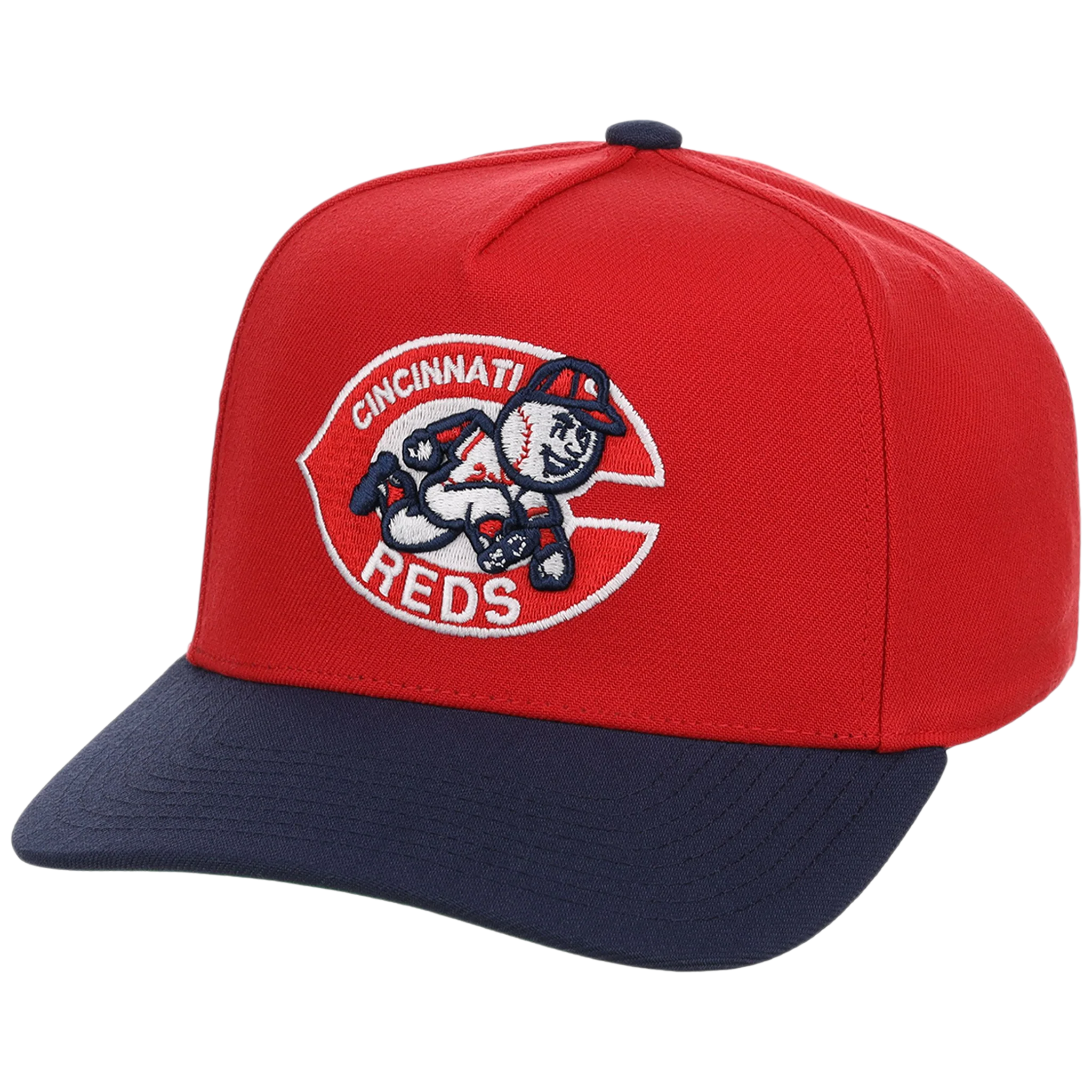 Cincinnati Reds Mitchell & Ness MLB 'Era Flip' Heritage Series Pro Pinch - Red/Navy - Image 4