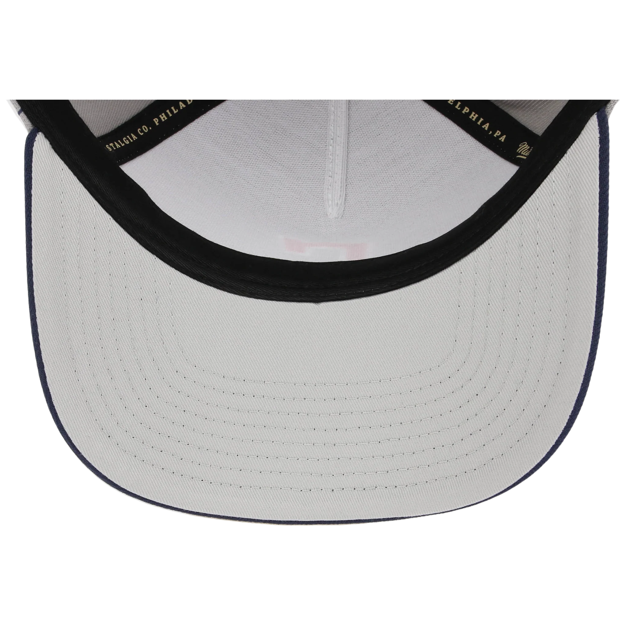 Cleveland Guardians Mitchell & Ness MLB 'Era Flip' Heritage Series Pro Pinch - Grey/Navy - Image 2