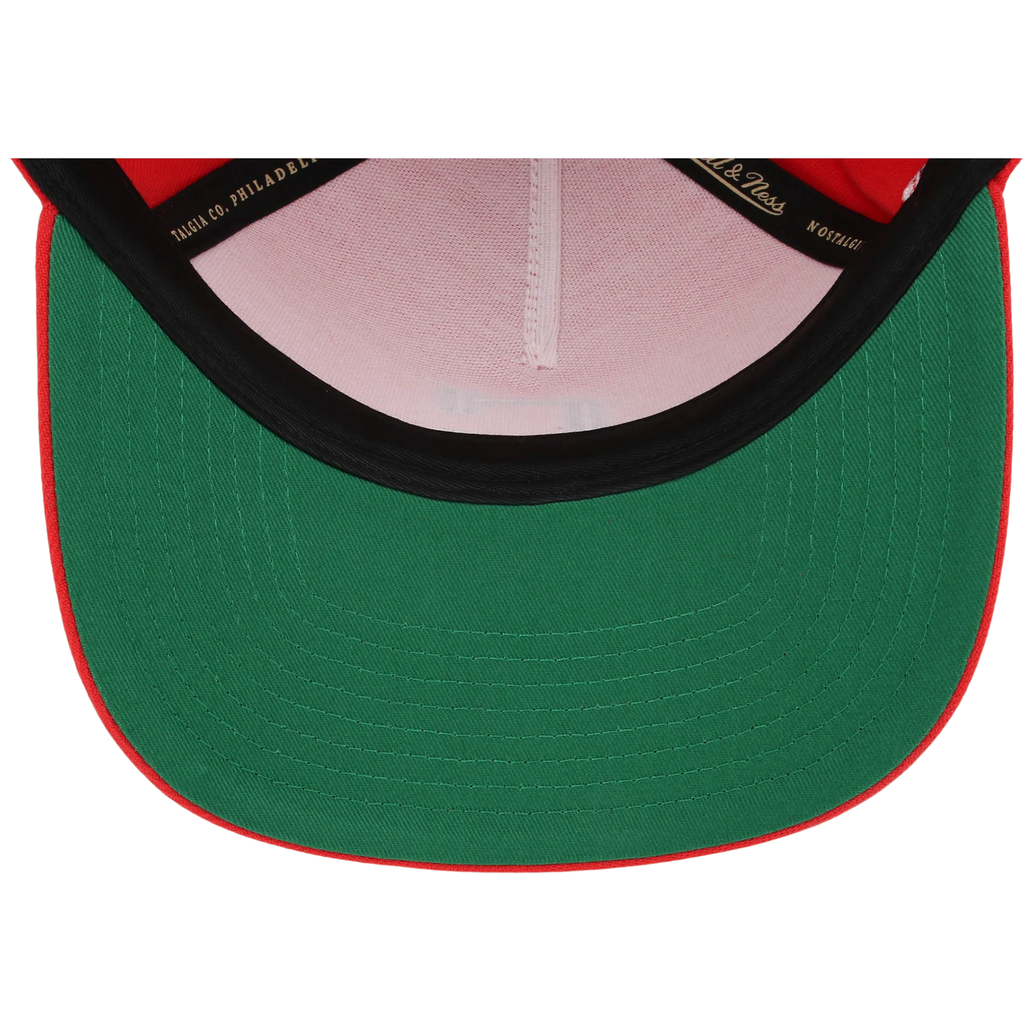 Cleveland Guardians Mitchell & Ness MLB 'Era Flip' Heritage Series Pro Pinch - Red/Red - Image 2