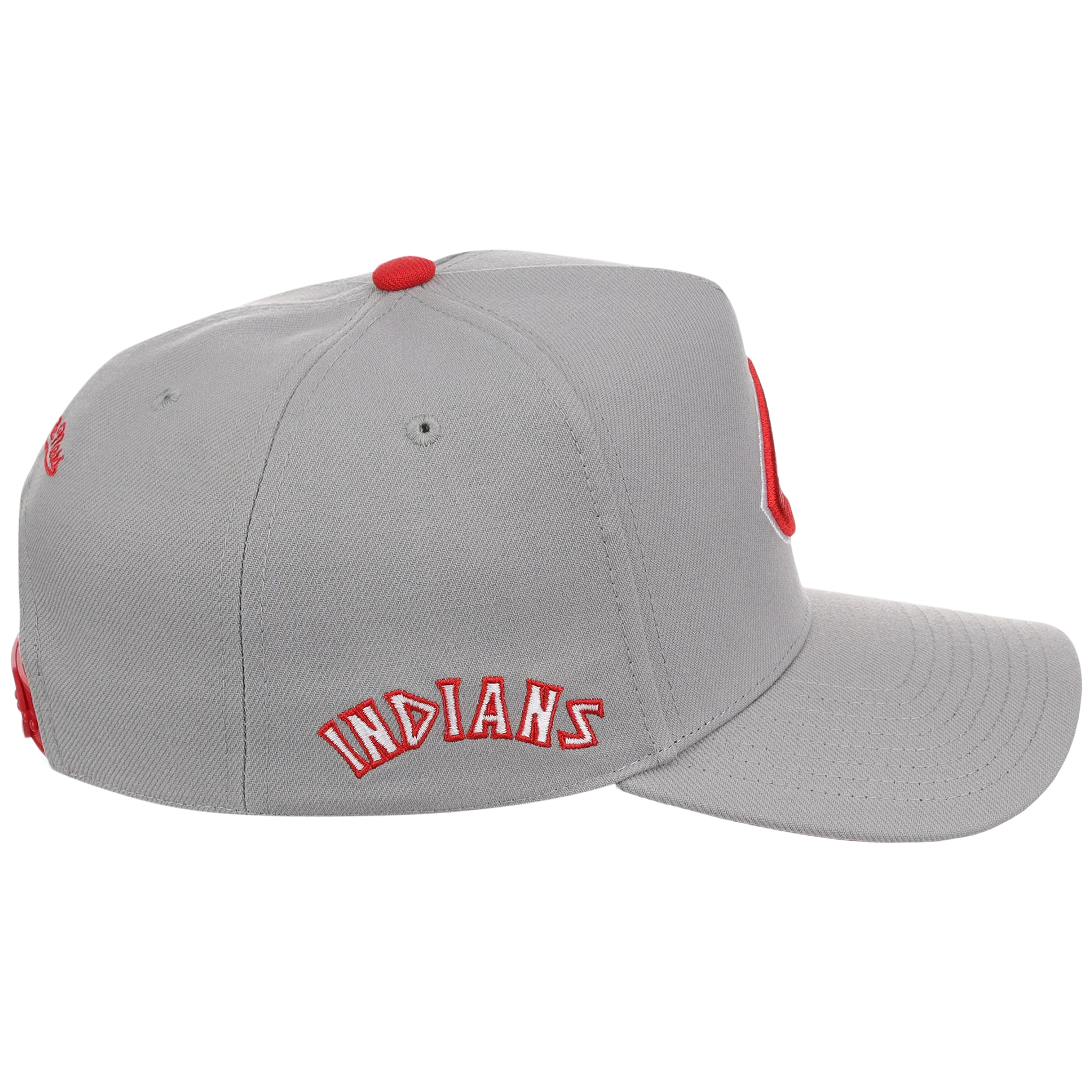 Cleveland Indians Mitchell & Ness MLB 'Era Flip' Heritage Series Pro Pinch - Grey/Gray - Image 3