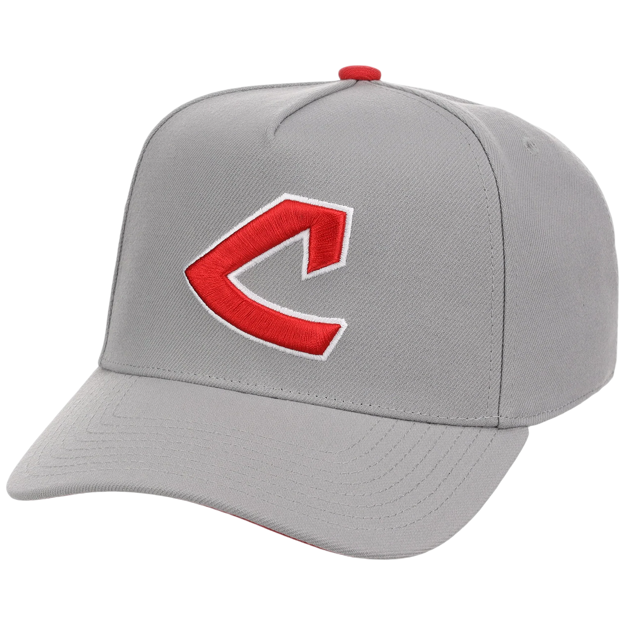 Cleveland Indians Mitchell & Ness MLB 'Era Flip' Heritage Series Pro Pinch - Grey/Gray - Image 4
