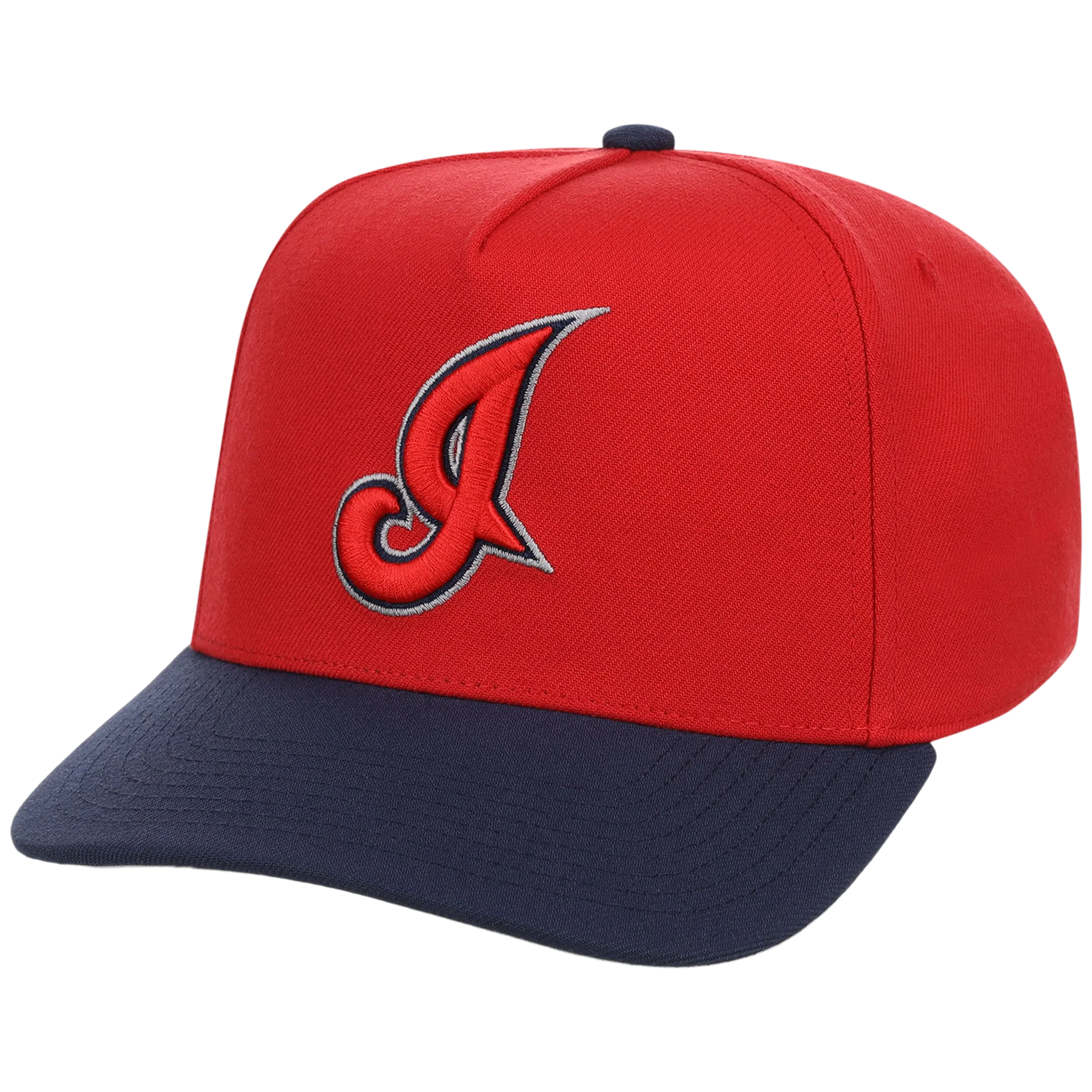Cleveland Indians Mitchell & Ness MLB 'Era Flip' Heritage Series Pro Pinch - Red/Navy - Image 4