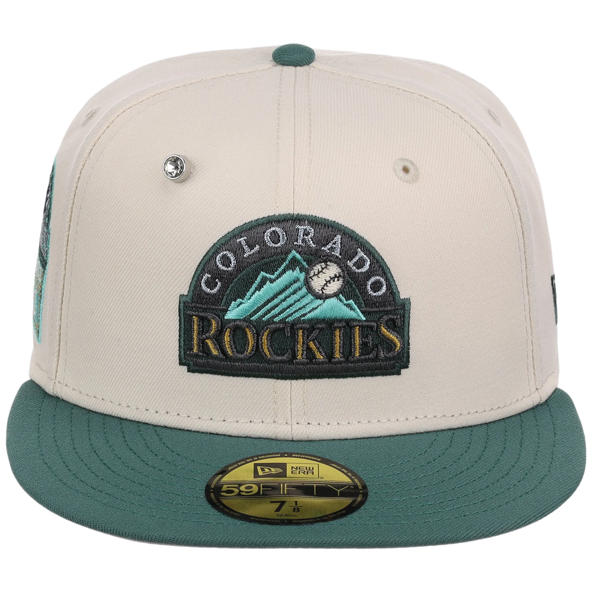 Colorado Rockies MLB Cream Lichen New Era 59FIFTY - Image 5