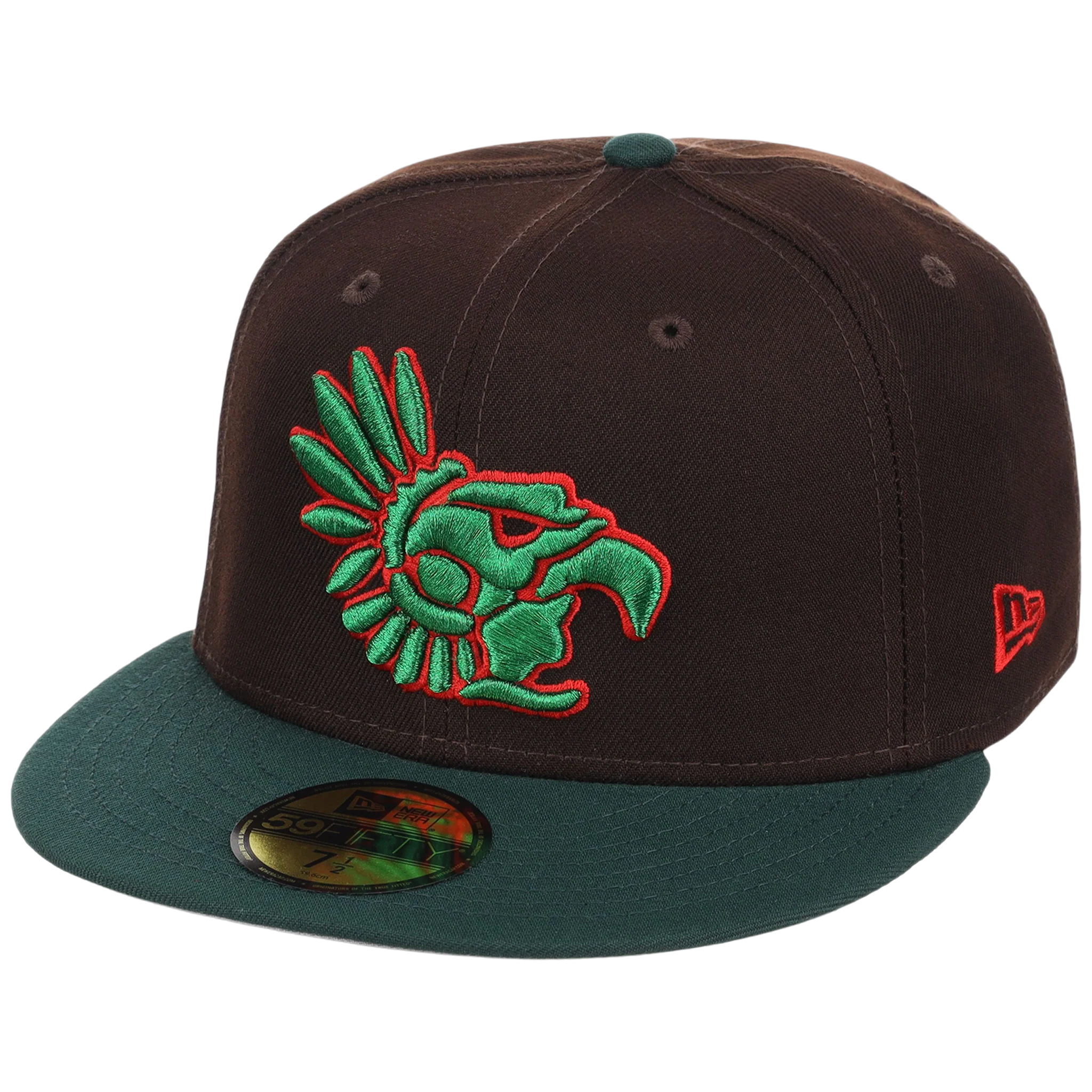 Crown the City: Mexico City - Aztec 2.0 New Era 59FIFTY (Black/Dark Green) - Image 4