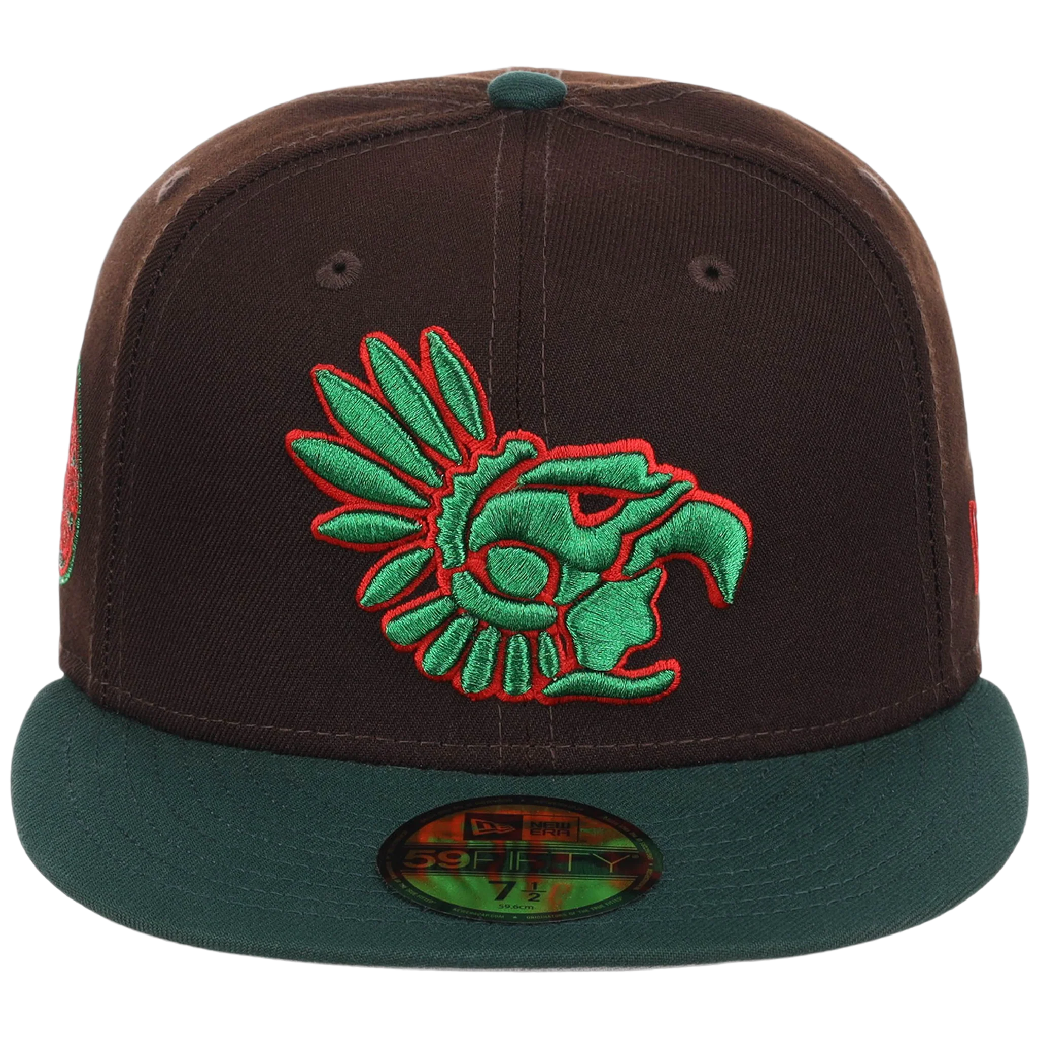 Crown the City: Mexico City - Aztec 2.0 New Era 59FIFTY (Black/Dark Green) - Image 5