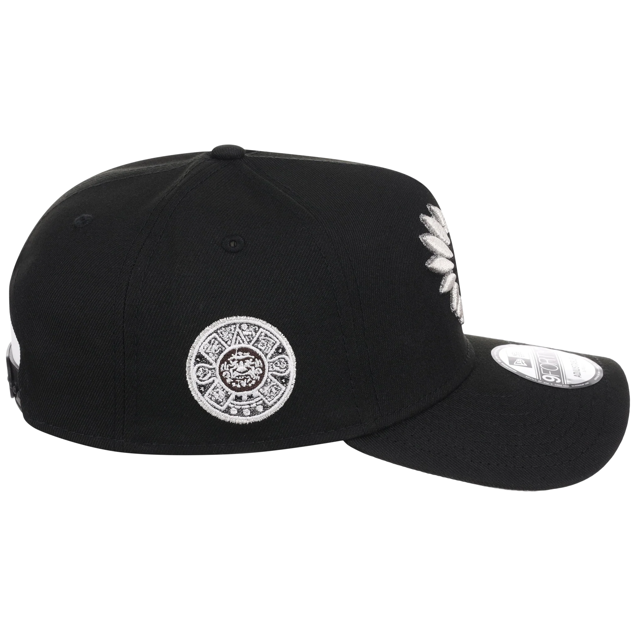 Crown the City: Mexico City - Aztec 2.0 New Era 9FORTY (Black/Black) - Image 3