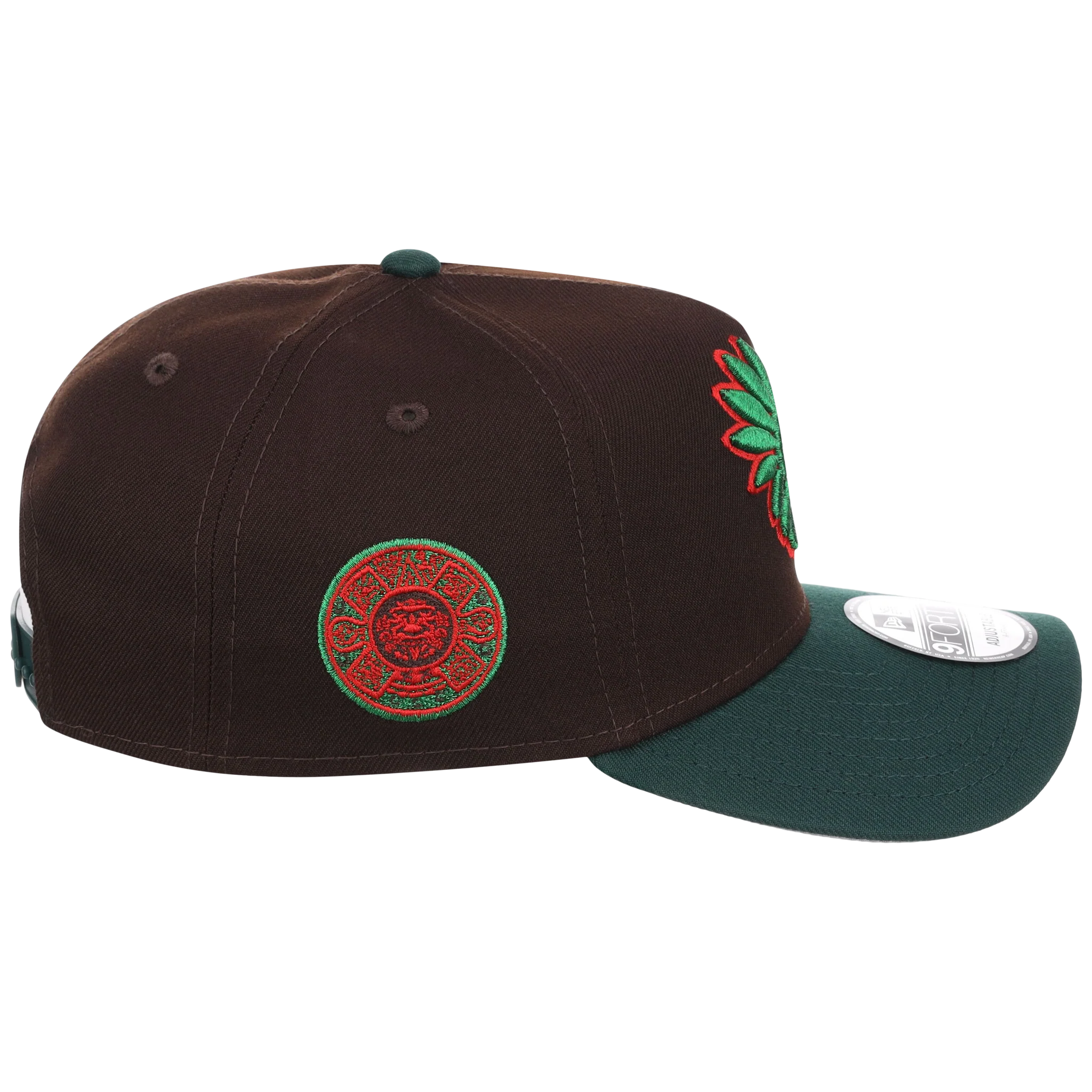 Crown the City: Mexico City - Aztec 2.0 New Era 9FORTY (Black/Dark Green) - Image 3