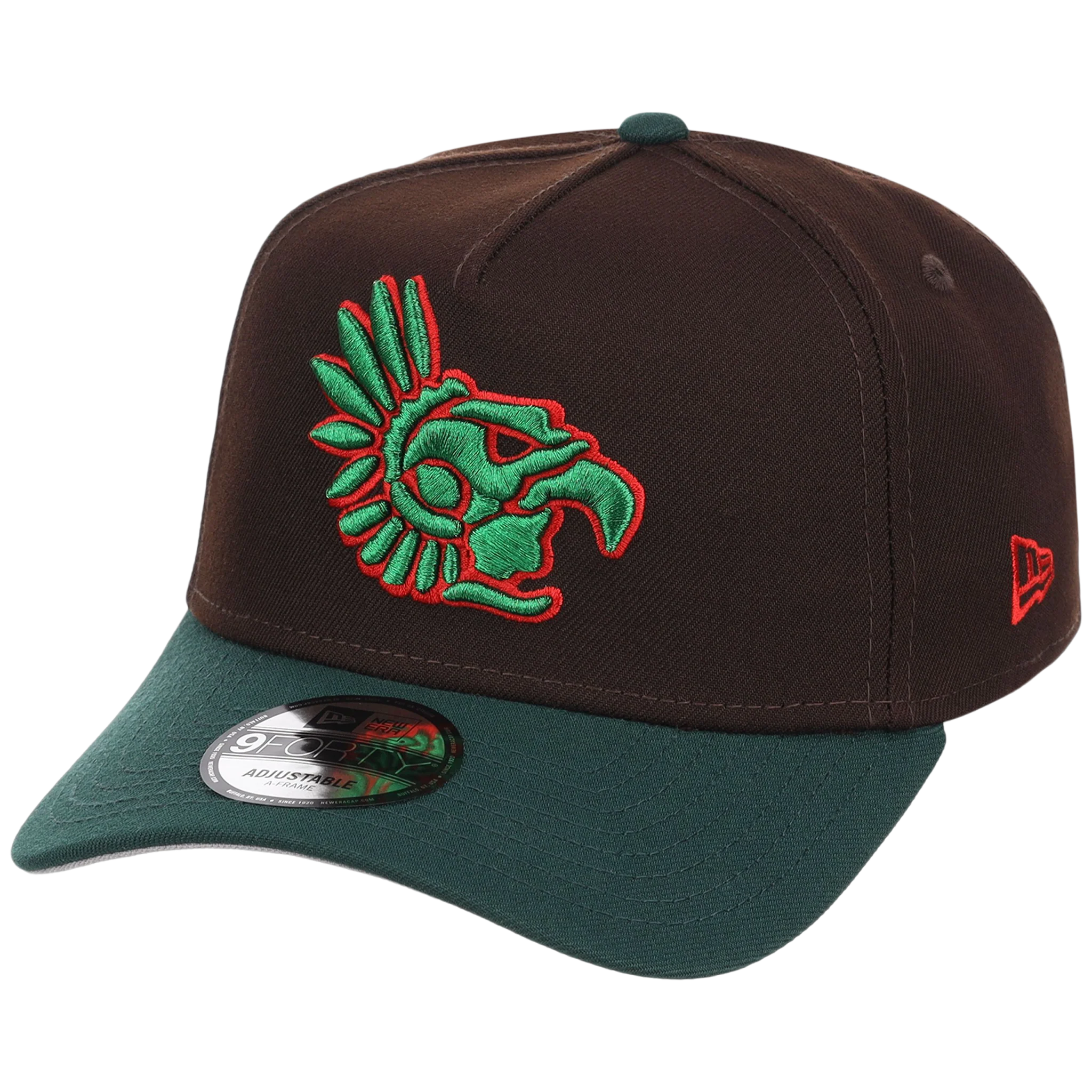 Crown the City: Mexico City - Aztec 2.0 New Era 9FORTY (Black/Dark Green) - Image 4