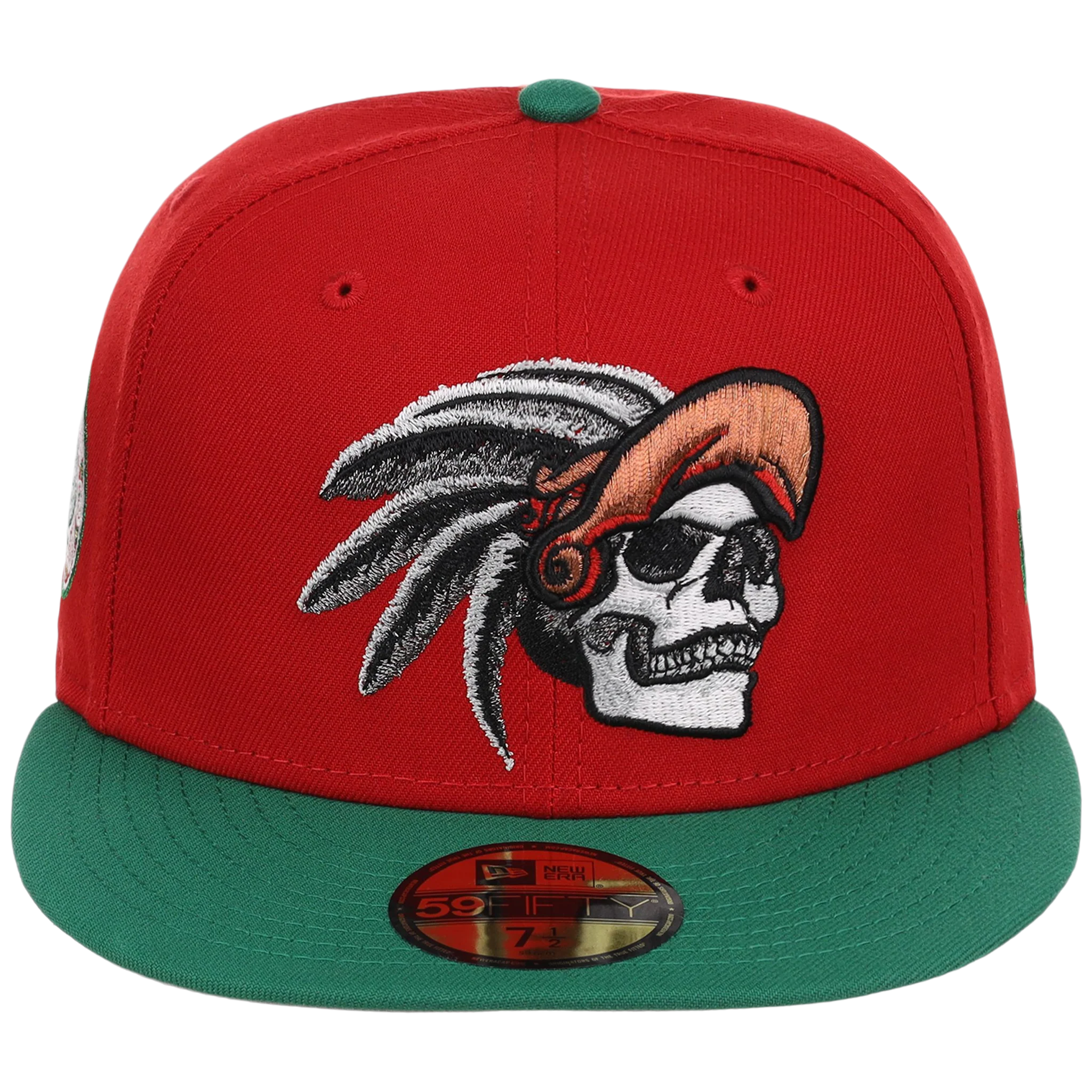 Crown the City: Mexico City - Aztec Head New Era 59FIFTY (Red/Dark Green) - Image 5