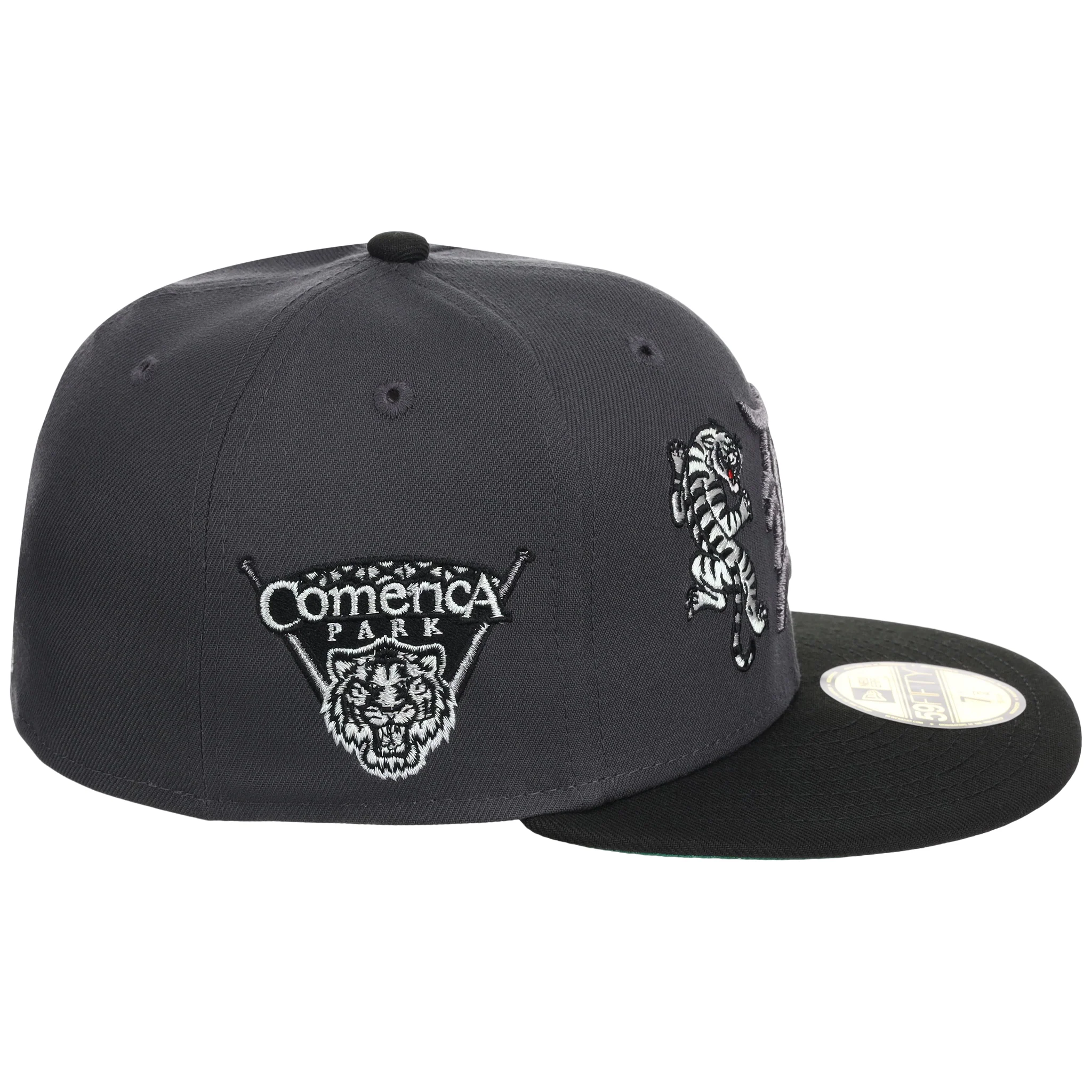 Detroit Tigers Detroit Crown the City 'Double Tiger' - Graphite 59FIFTY - Image 3
