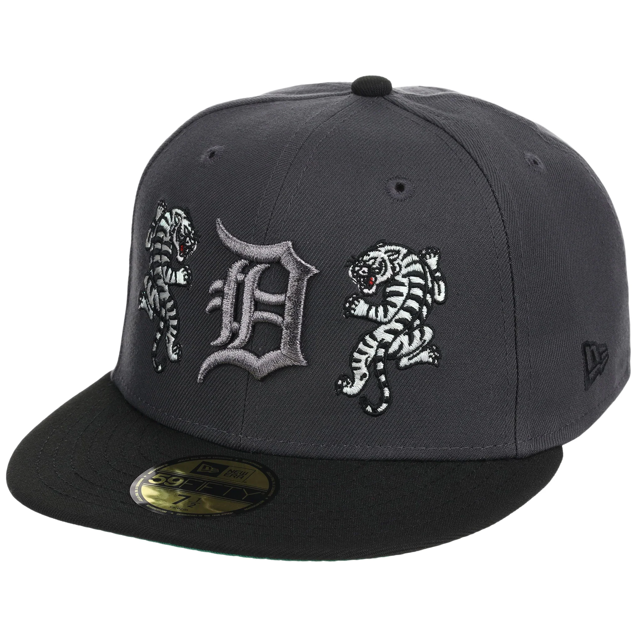 Detroit Tigers Detroit Crown the City 'Double Tiger' - Graphite 59FIFTY - Image 4