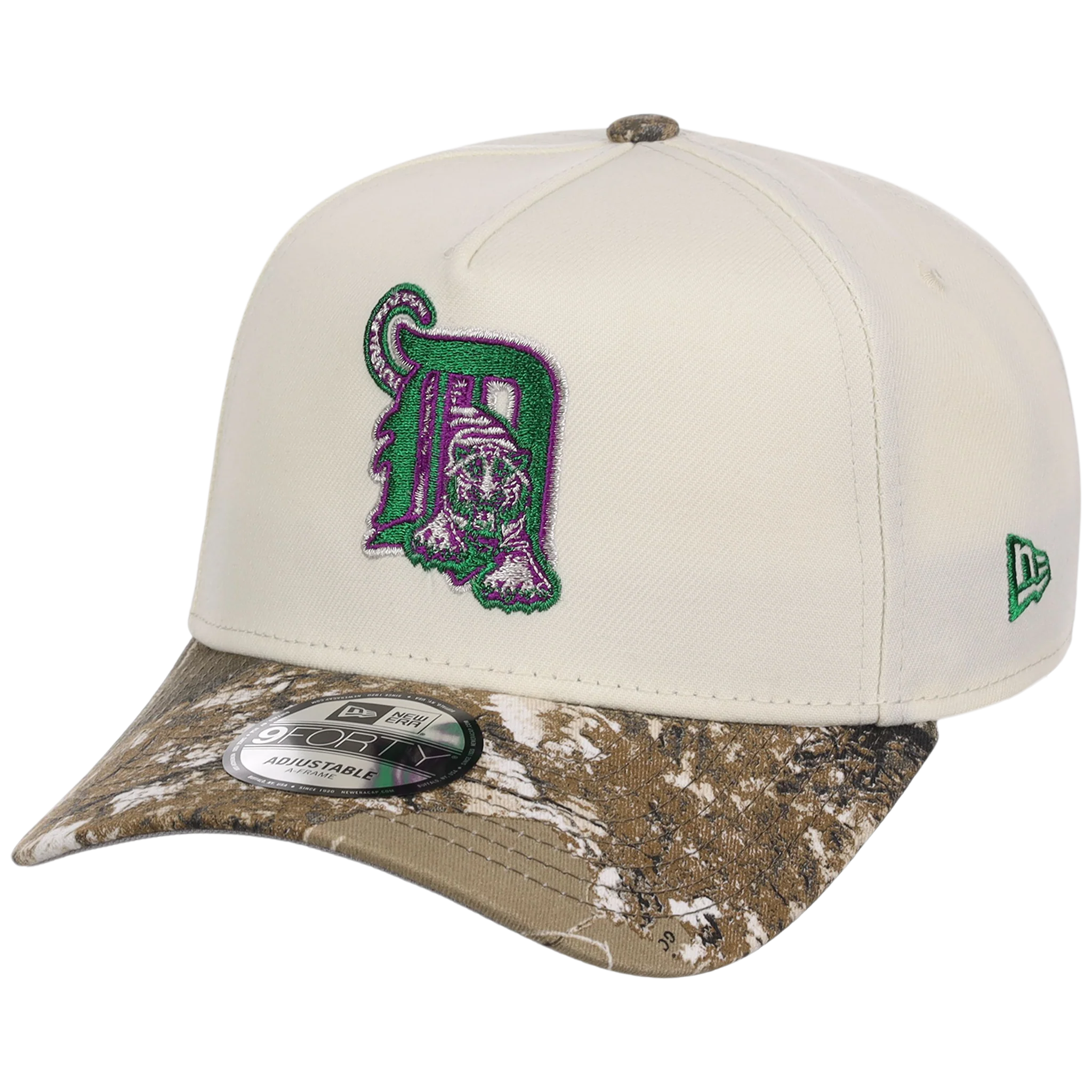 Detroit Tigers MLB Purple Trees New Era 9FORTY - Image 4