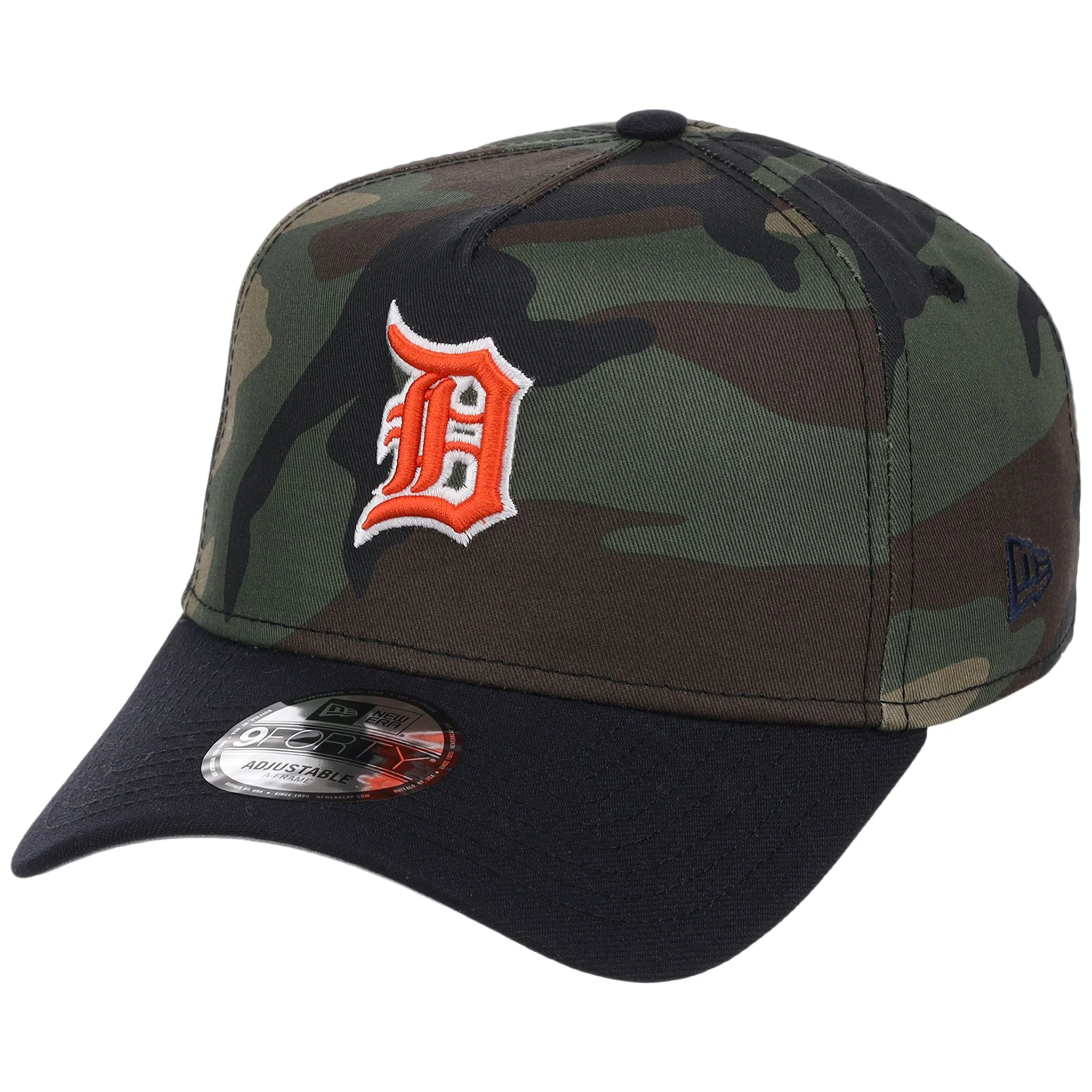 Detroit Tigers MLB Woodland Contrast New Era 9FORTY - Image 4