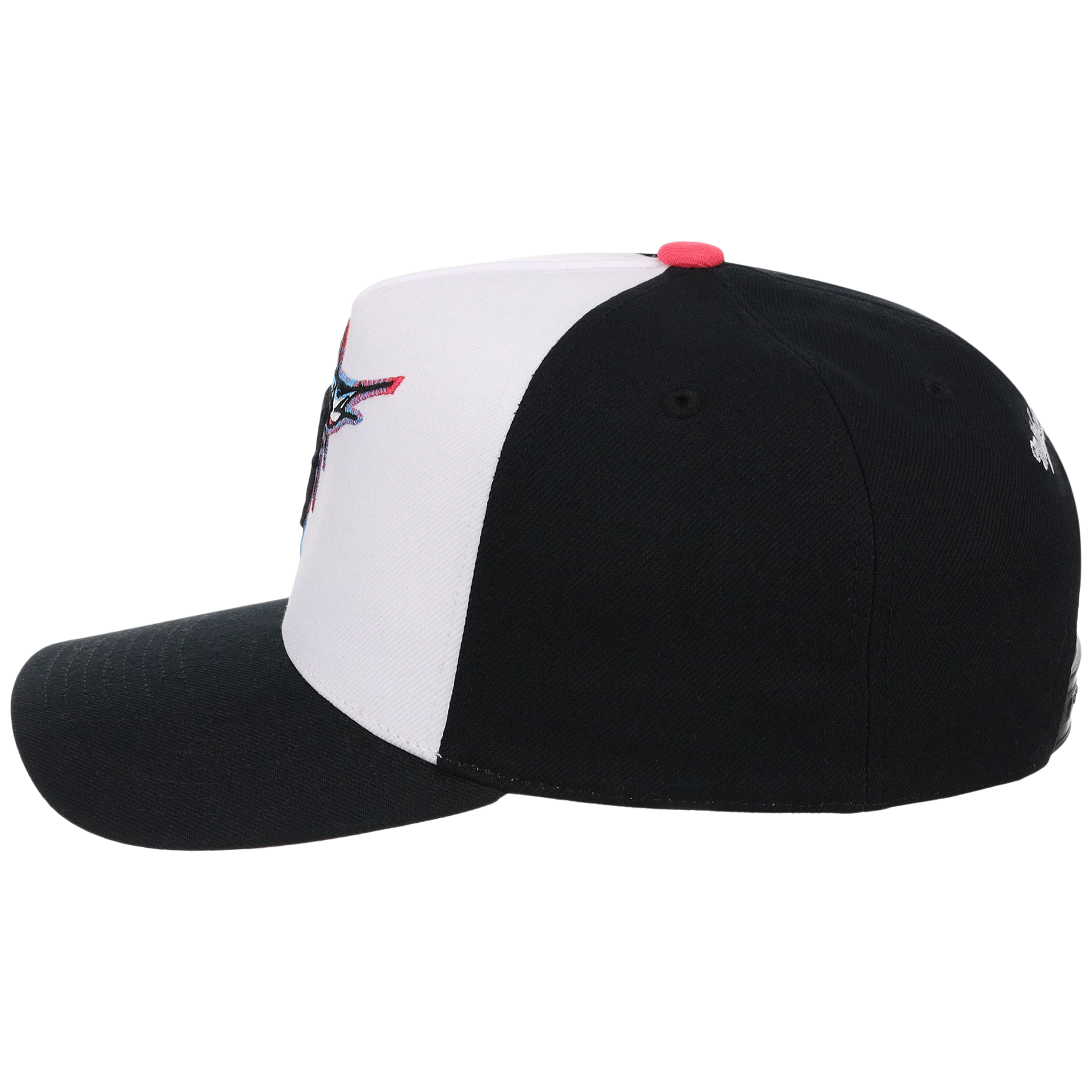 Florida Marlins Mitchell & Ness MLB 'Era Flip' Heritage Series Pro Pinch - White/Black - Image 6