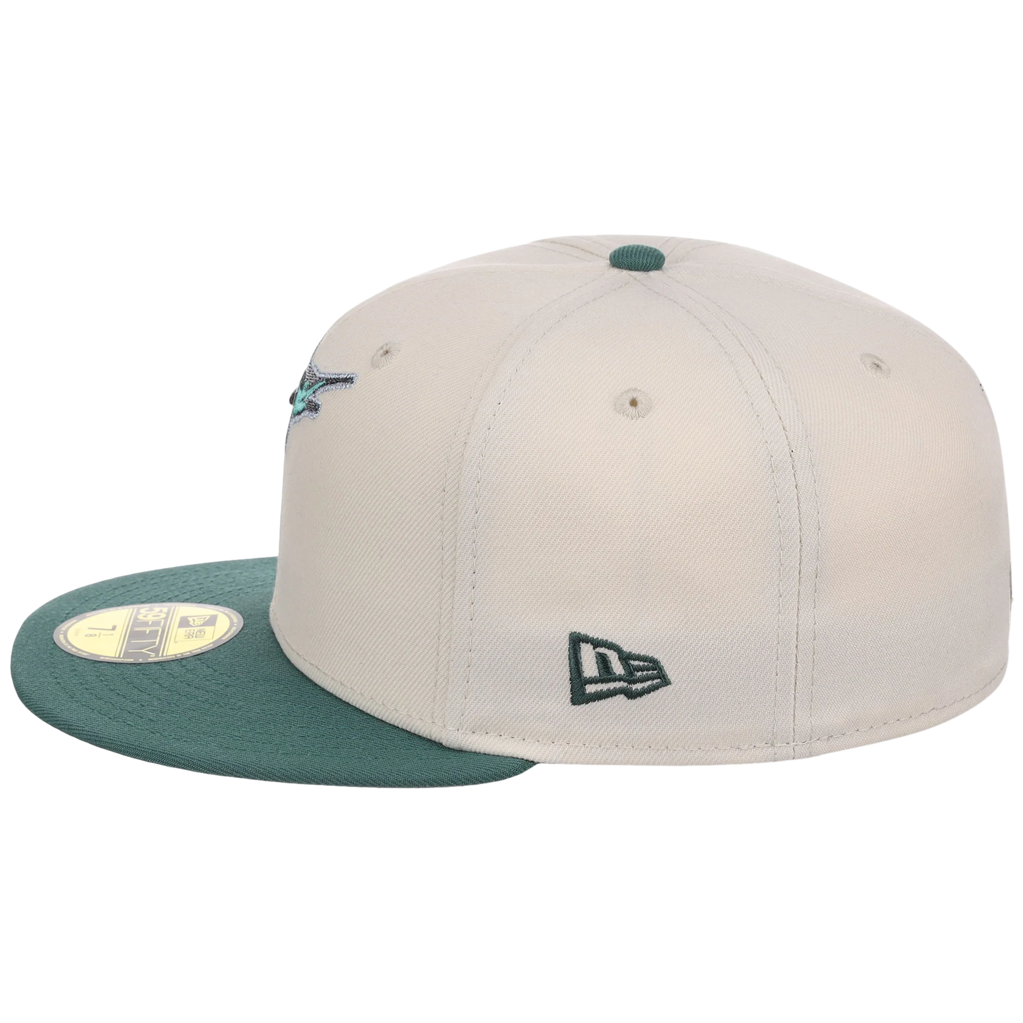 Florida Marlins MLB Cream Lichen New Era 59FIFTY - Image 6