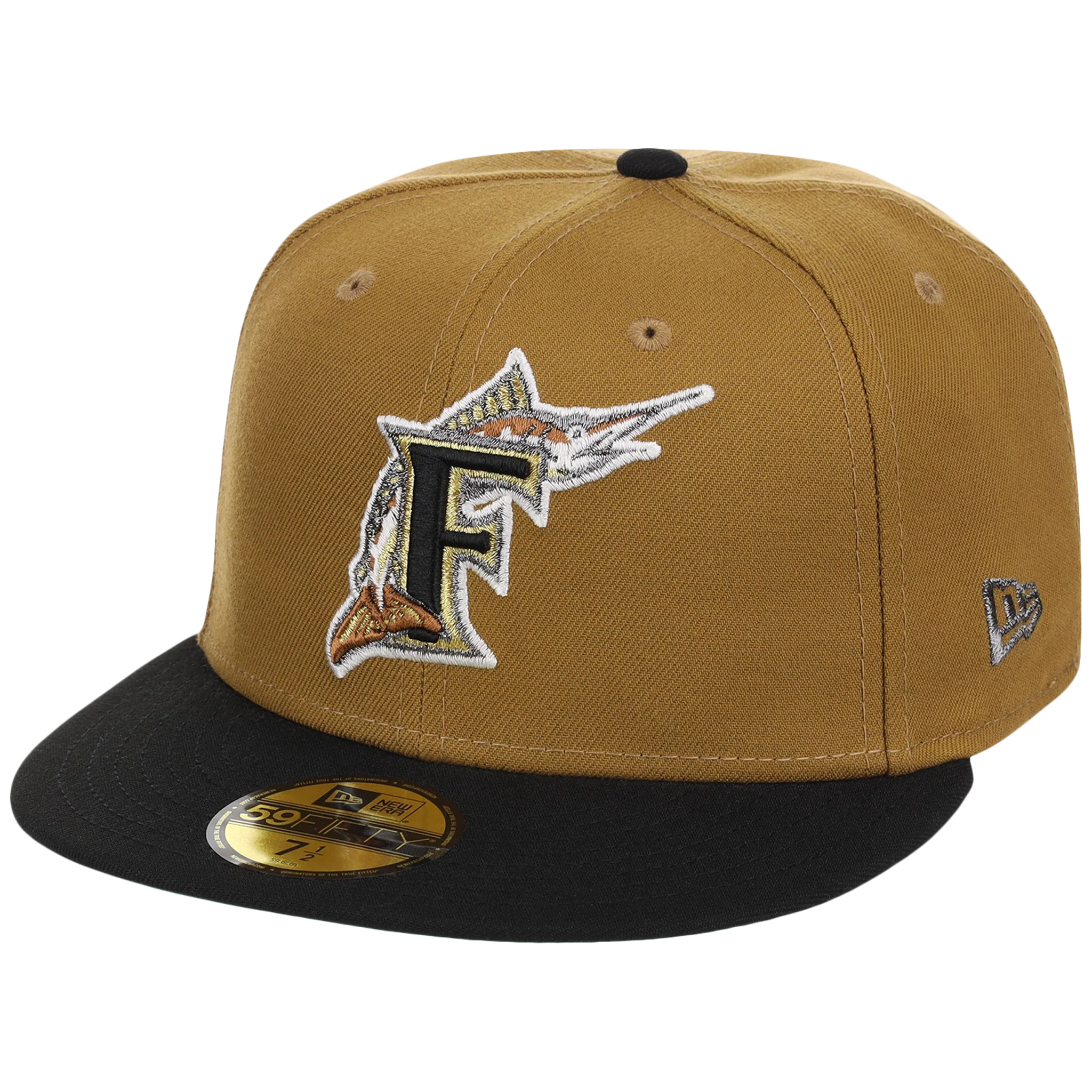 Florida Marlins The Chamber New Era 59FIFTY - Gold/Black - Image 4