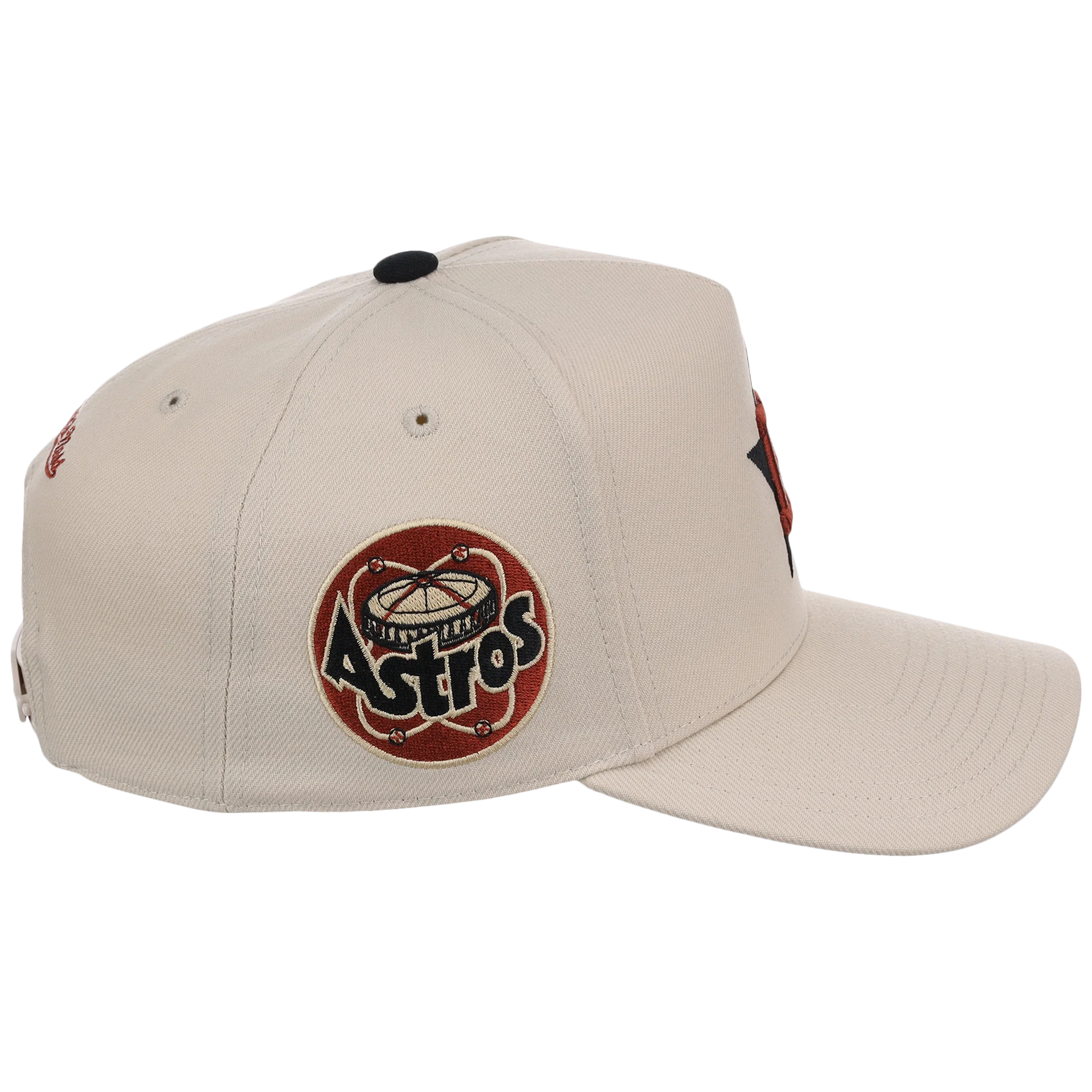 Houston Astros Mitchell & Ness MLB 'Era Flip' Heritage Series Pro Pinch - Cream/Cream - Image 3