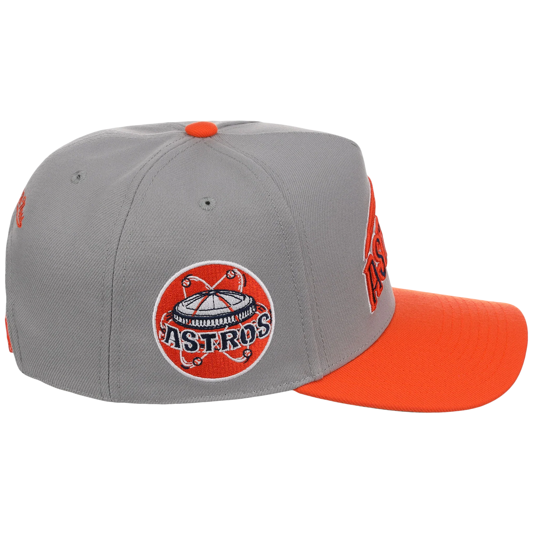 Houston Astros Mitchell & Ness MLB 'Era Flip' Heritage Series Pro Pinch - Grey/Orange - Image 3